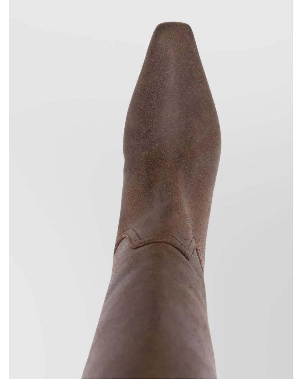 Paris Texas Brown Leather Bettina Knee-High Boots