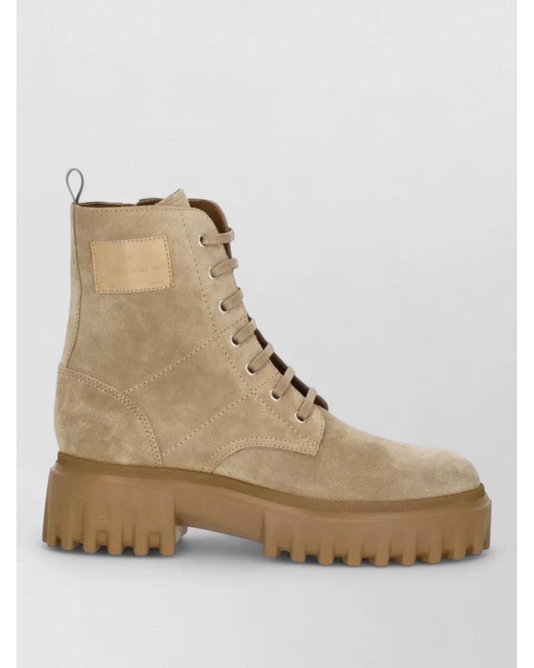 Hogan Natural Leather Ankle Boots