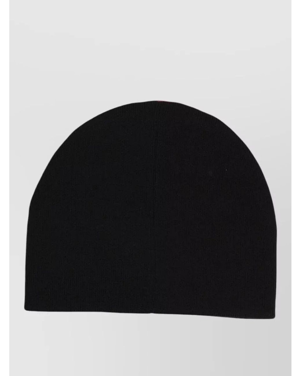 Gucci Black Ribbed Merino Wool Beanie for men