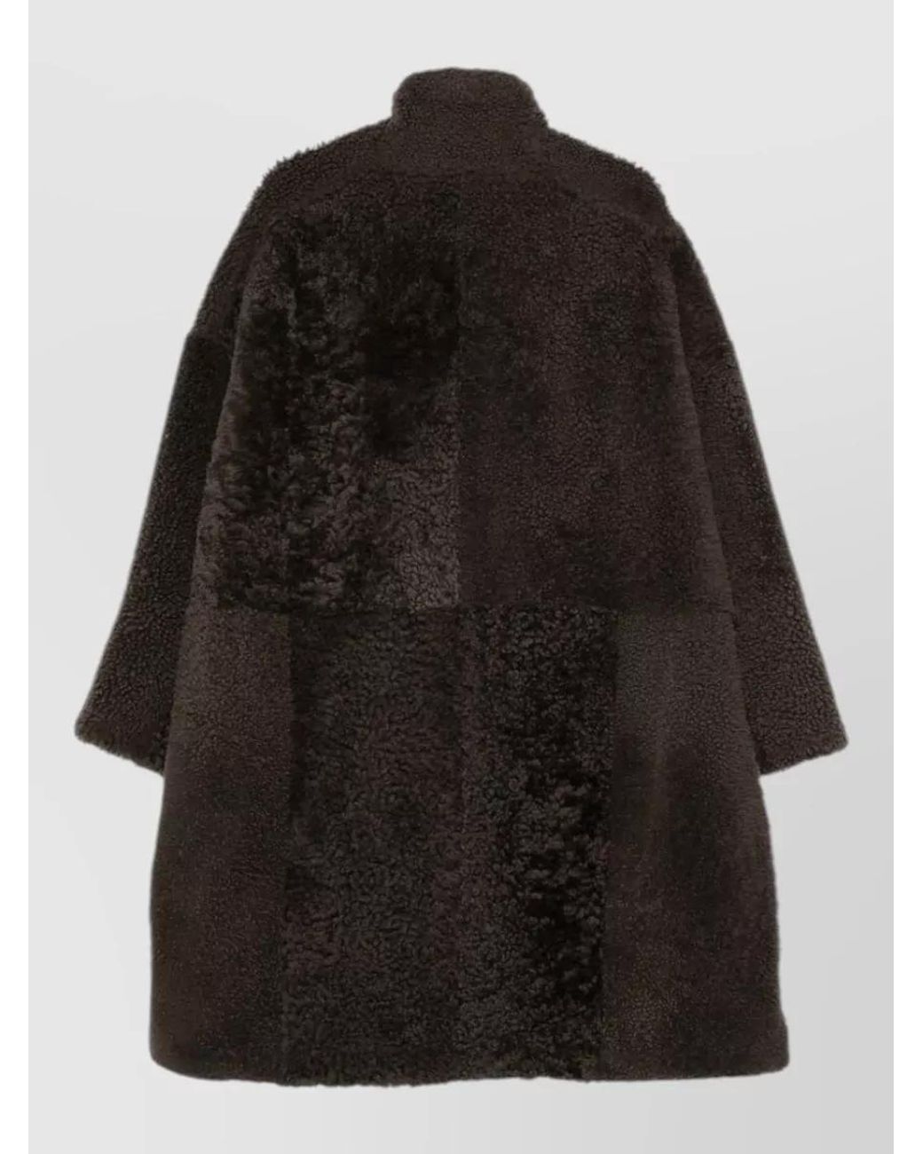 Tom Ford Black Reversible Cashmere Shearling Coat