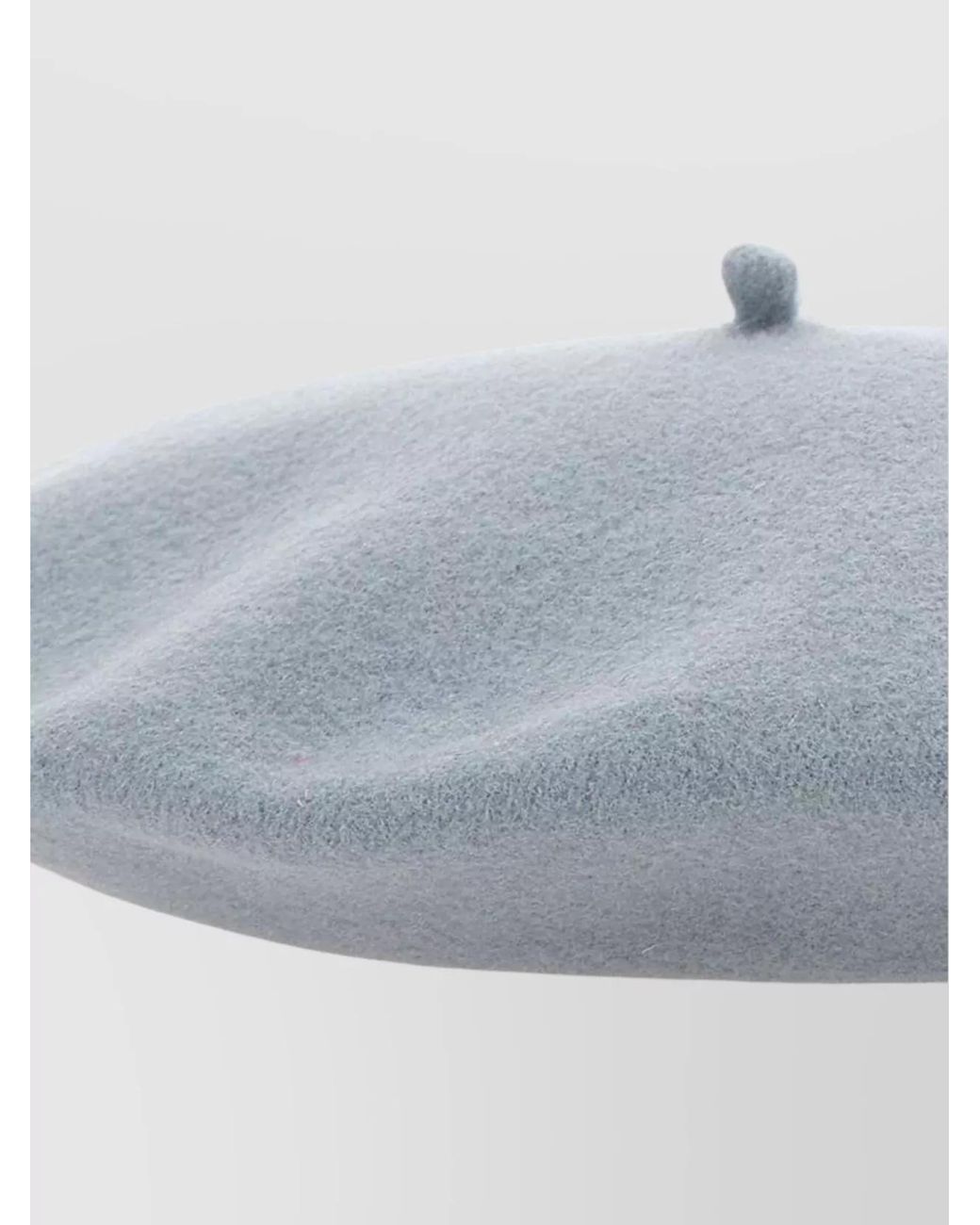 Borsalino White Wool Beret