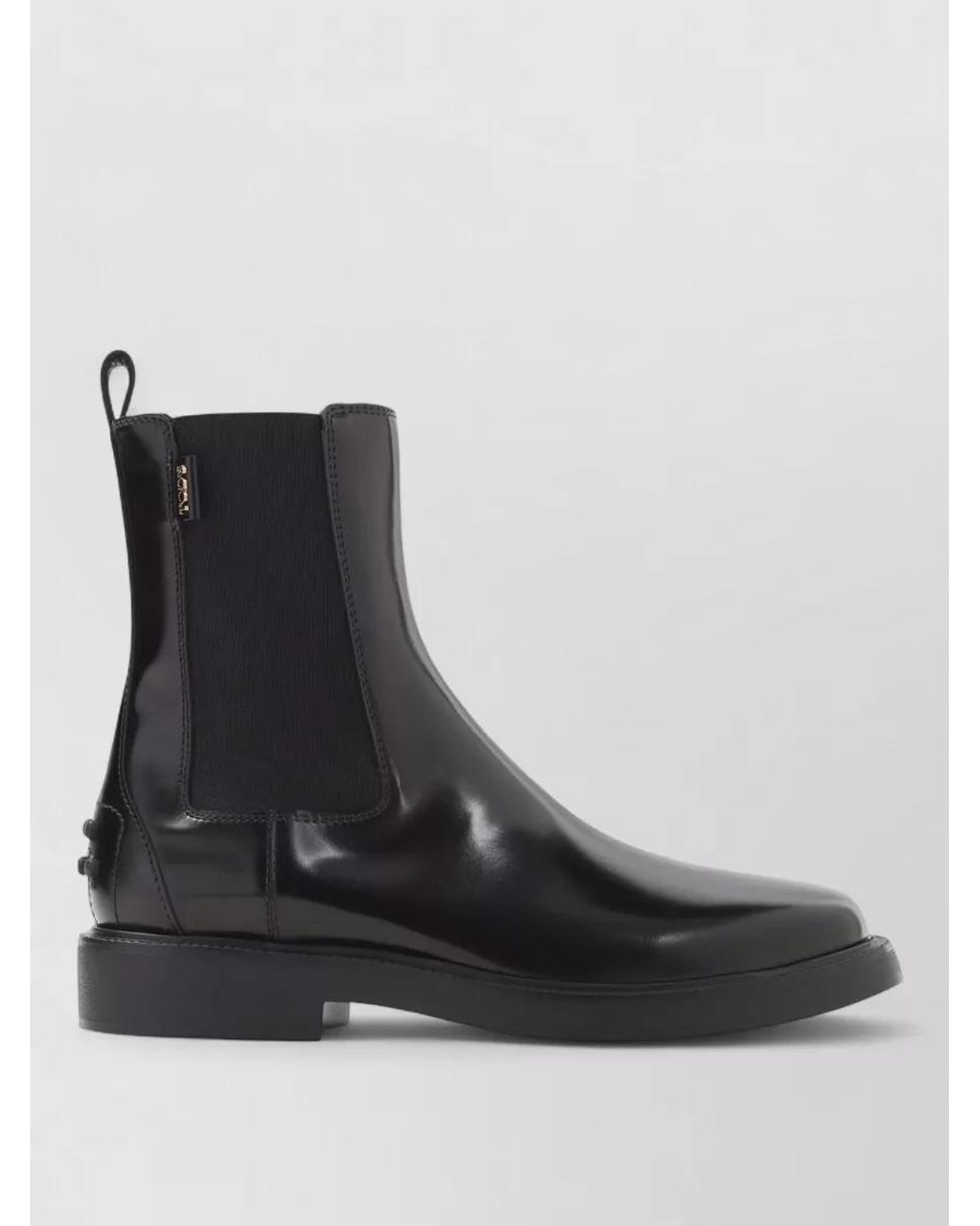 Tod's Black Leather Ankle Boots