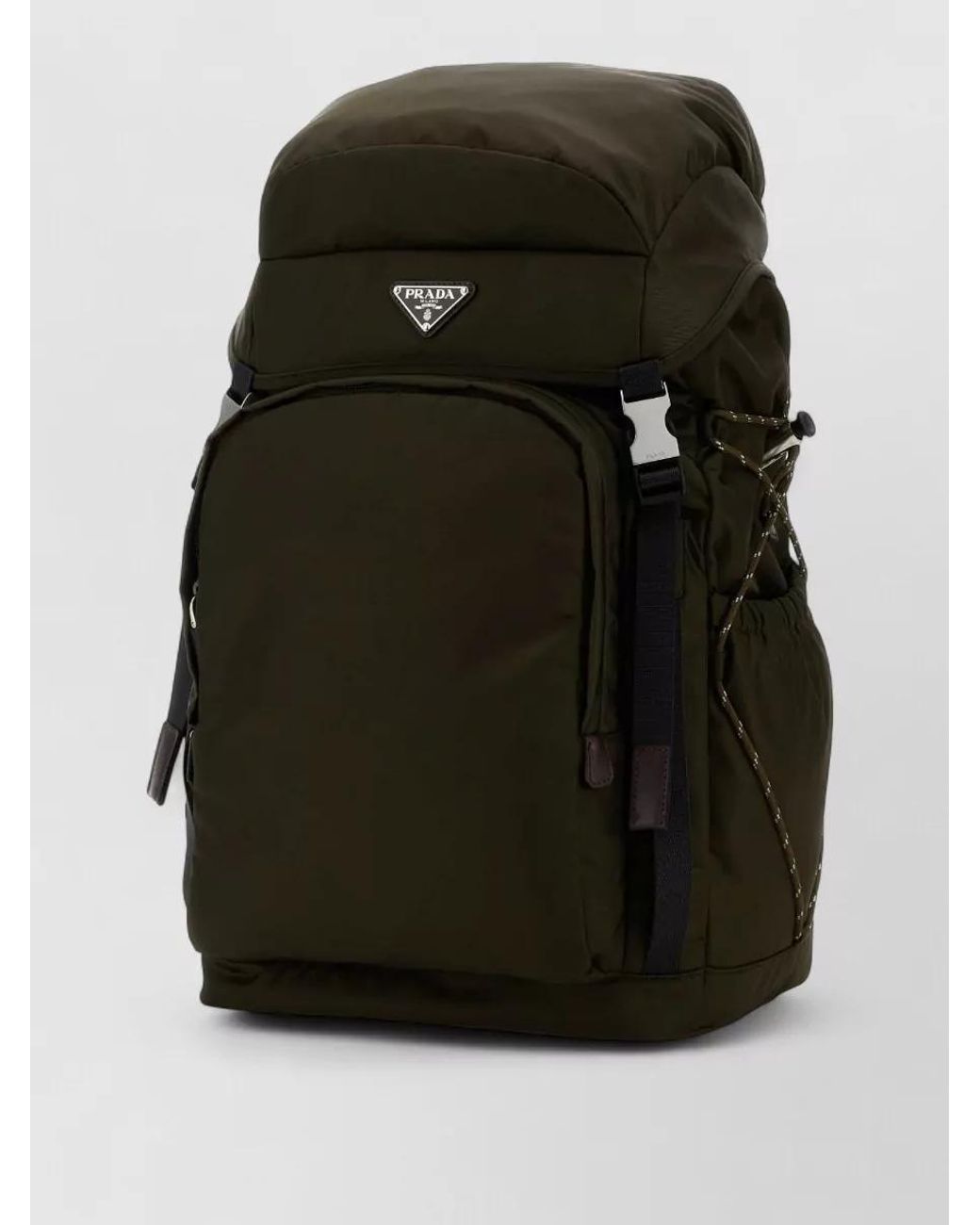 Prada Black Canvas Backpack for men