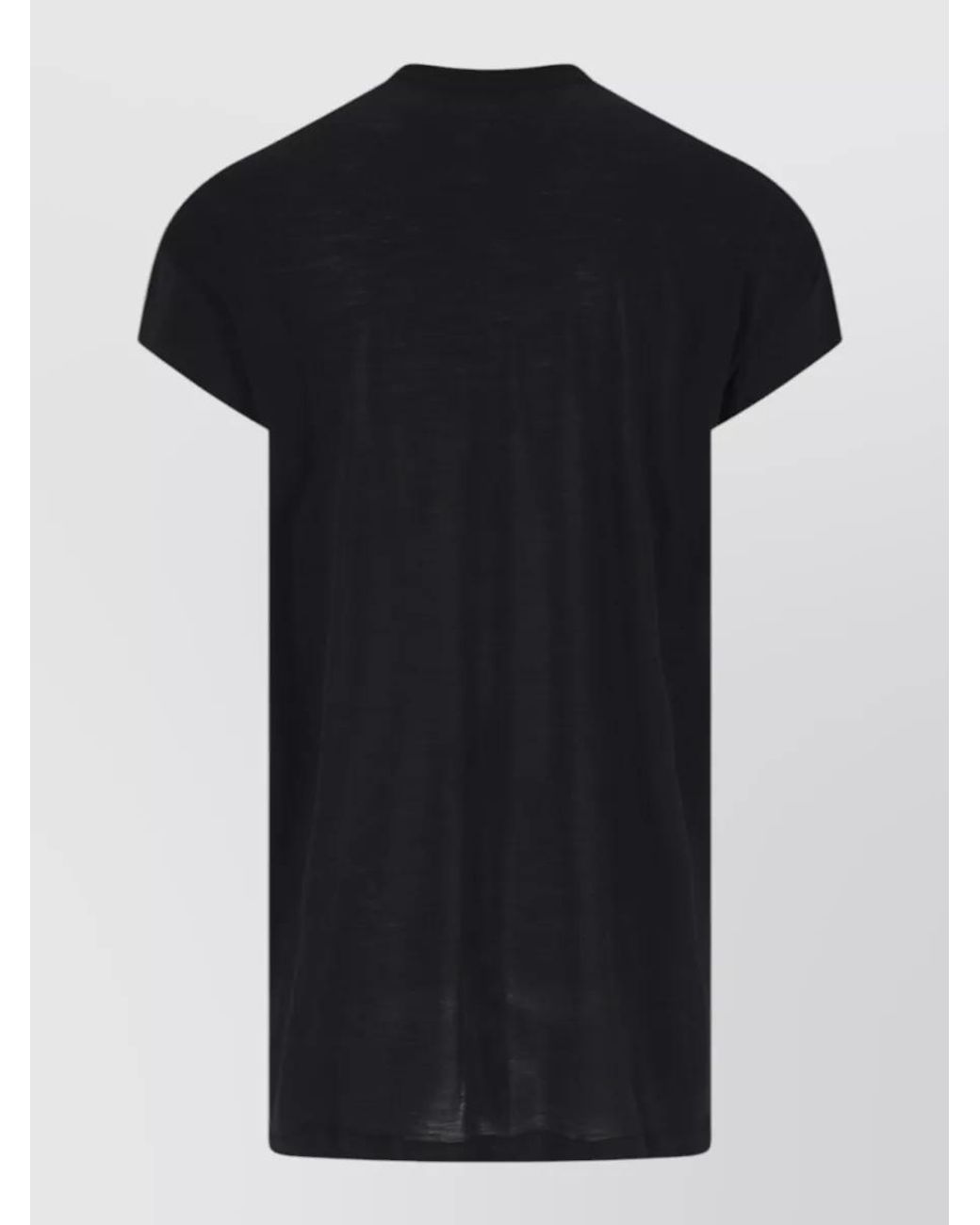 Rick Owens Black Short-Sleeve Shirt for men