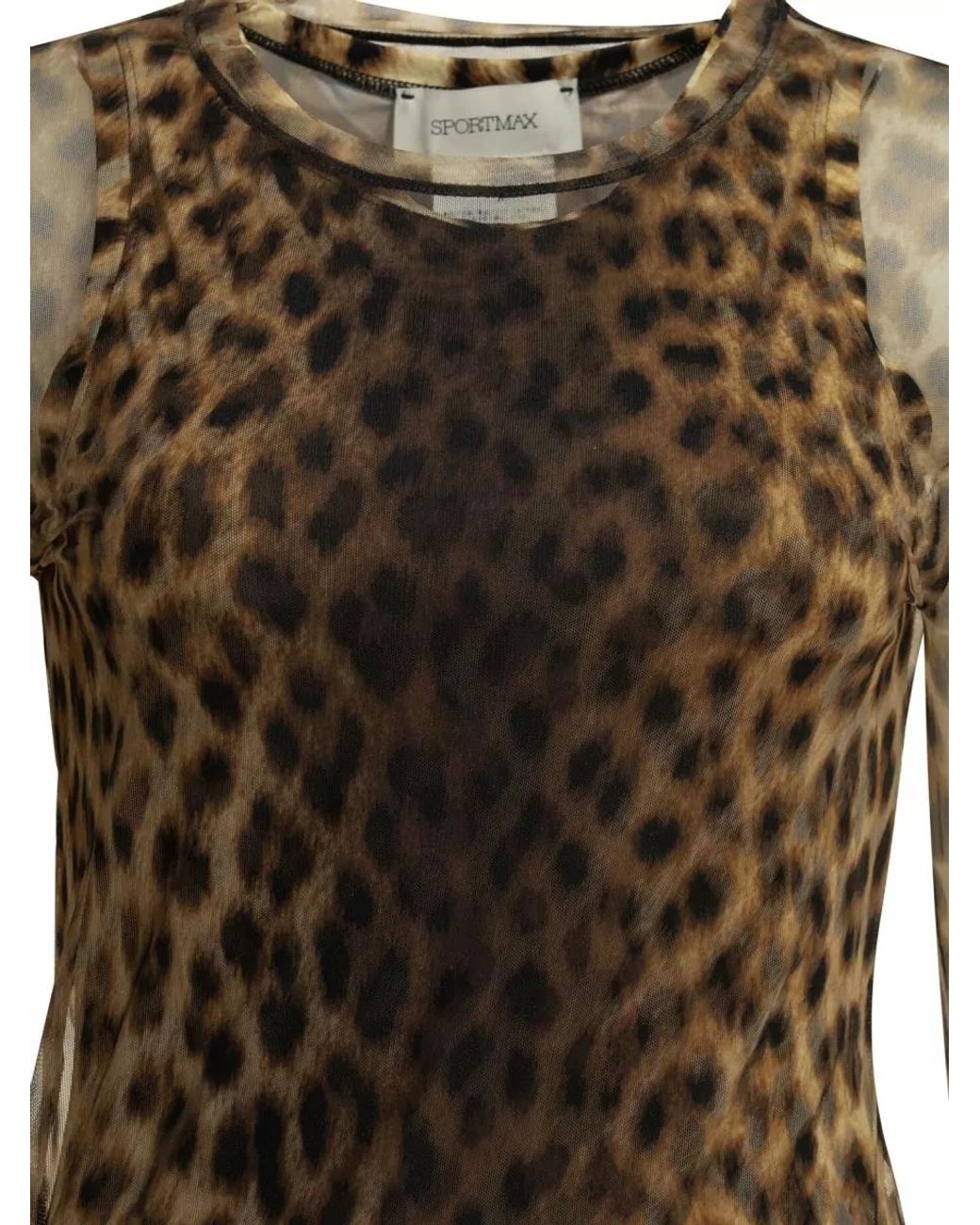 Sportmax Multicolor Printed Fitted Top