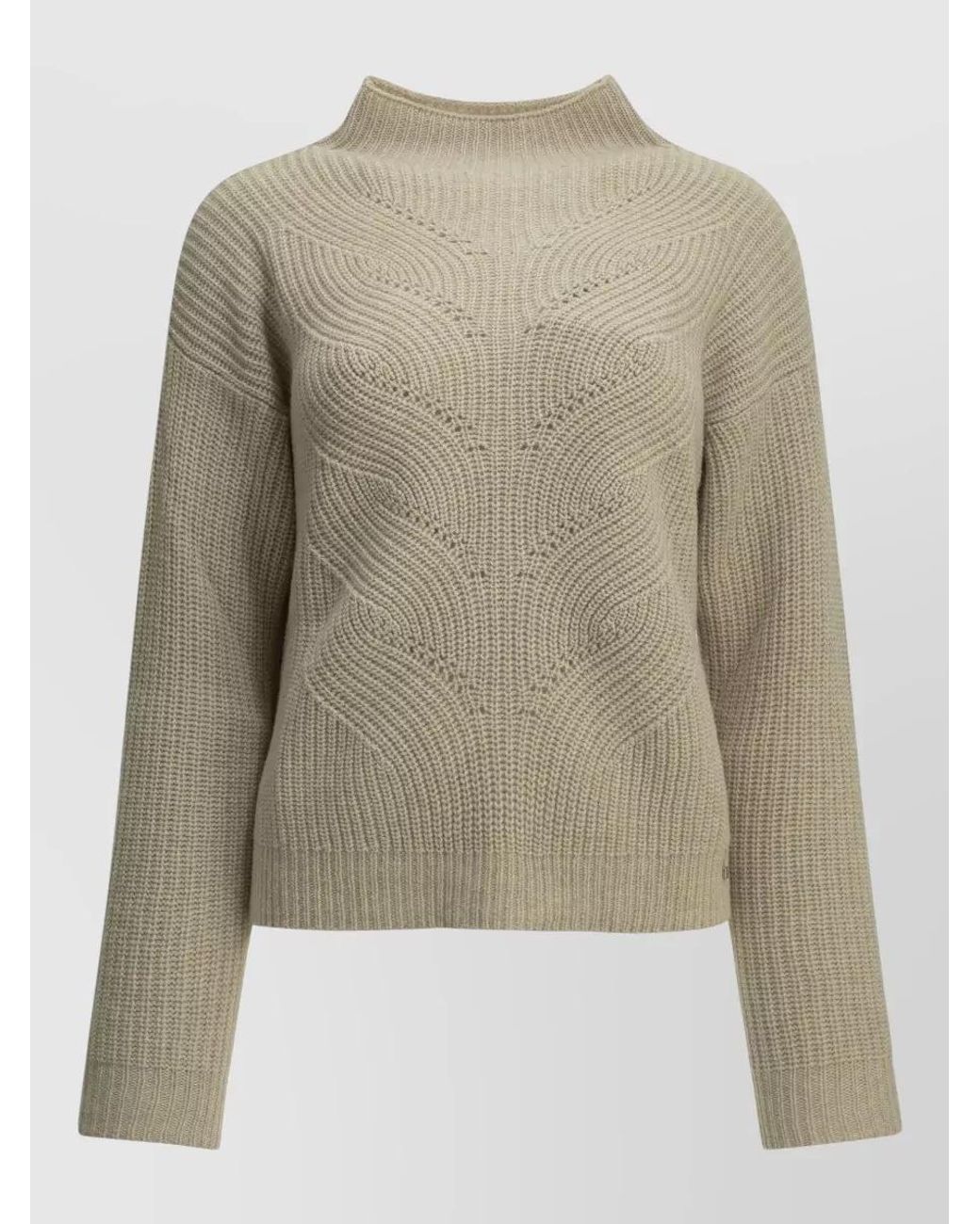 Herno Natural Wool Turtleneck Sweater