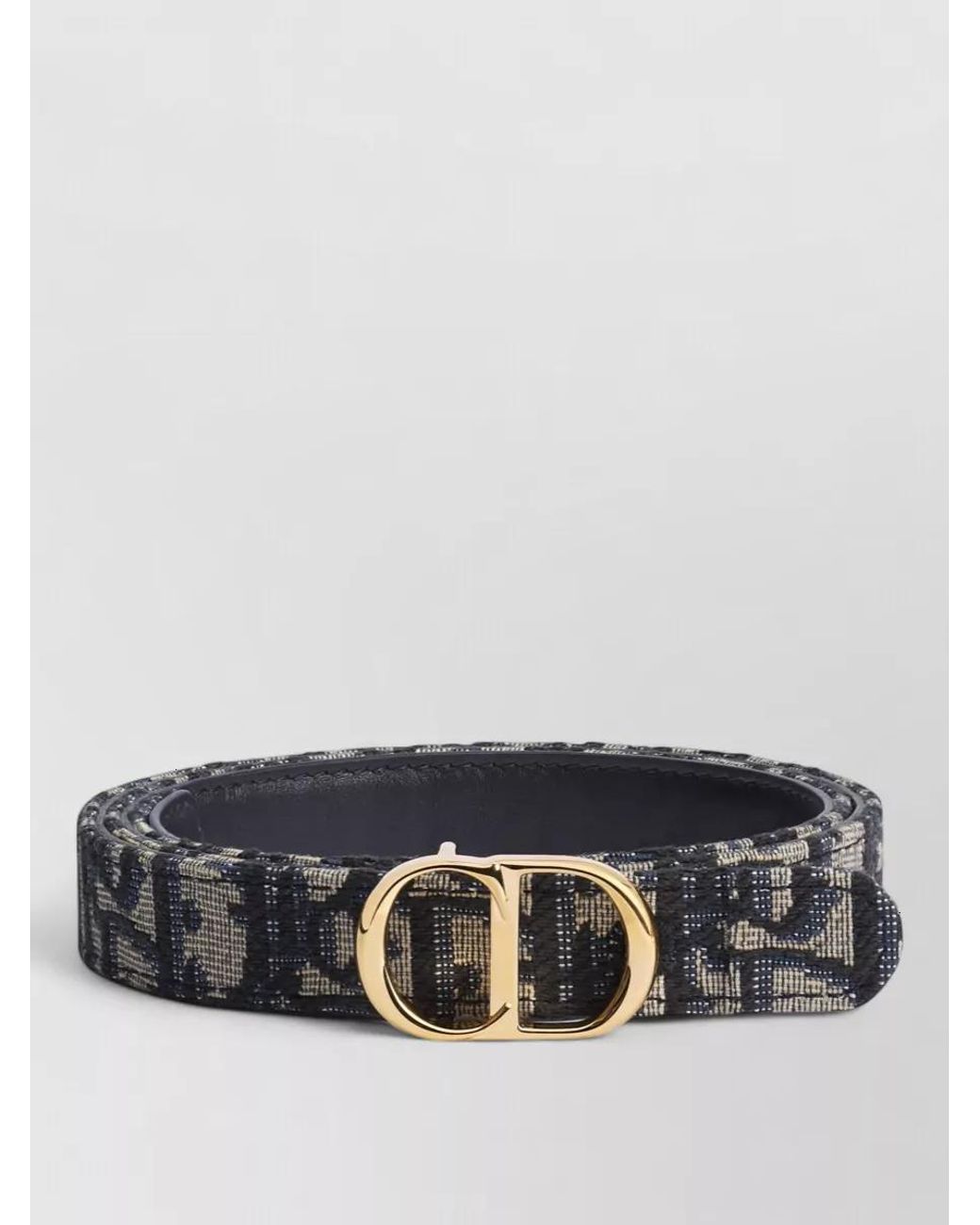 Dior Gray Leather Belt