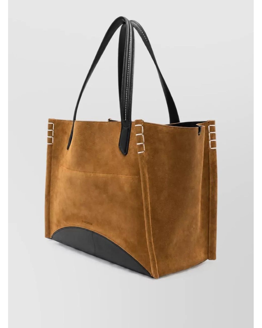 J.W. Anderson Brown Loafer Bag Suede And Leather Tote Bag