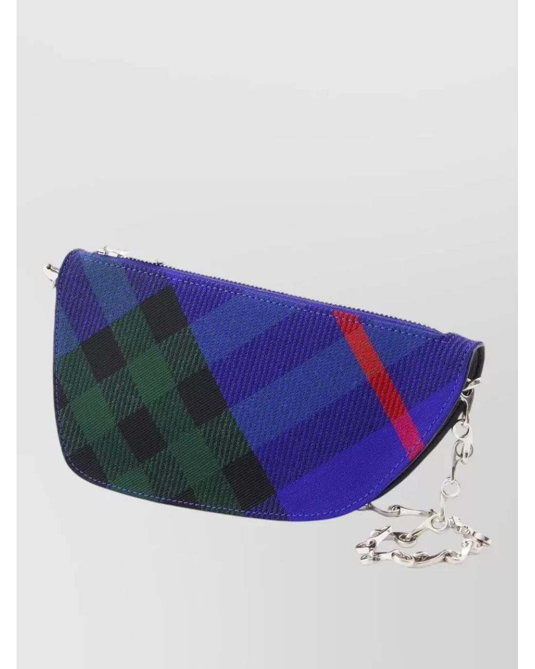 Burberry Blue Micro Wallet On Chain