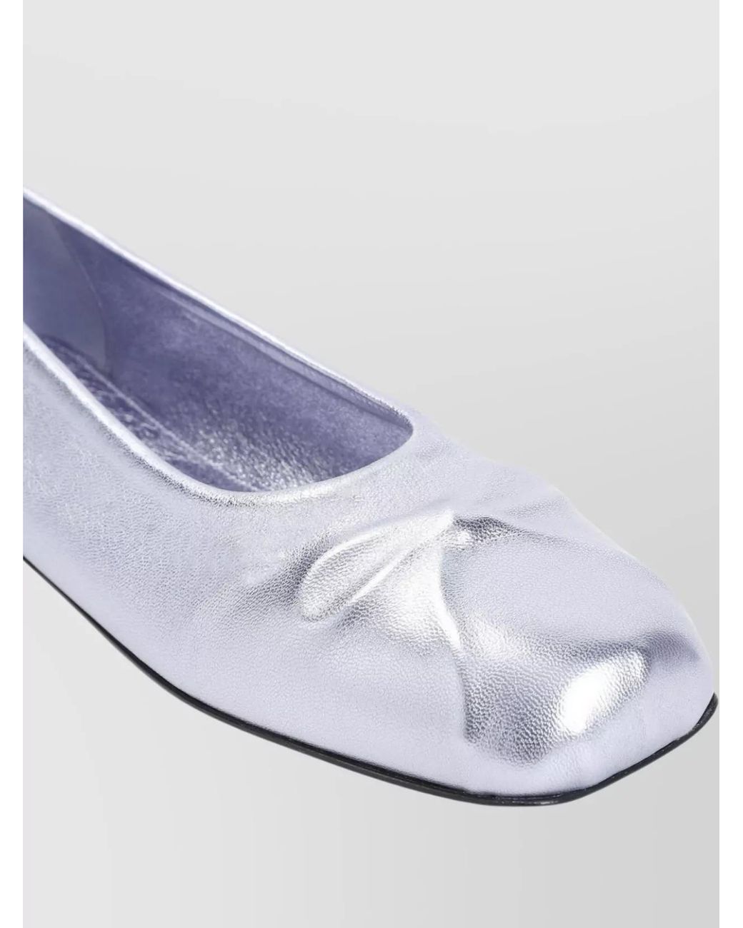 Marni White Leather Little Bow Ballerina Shoes