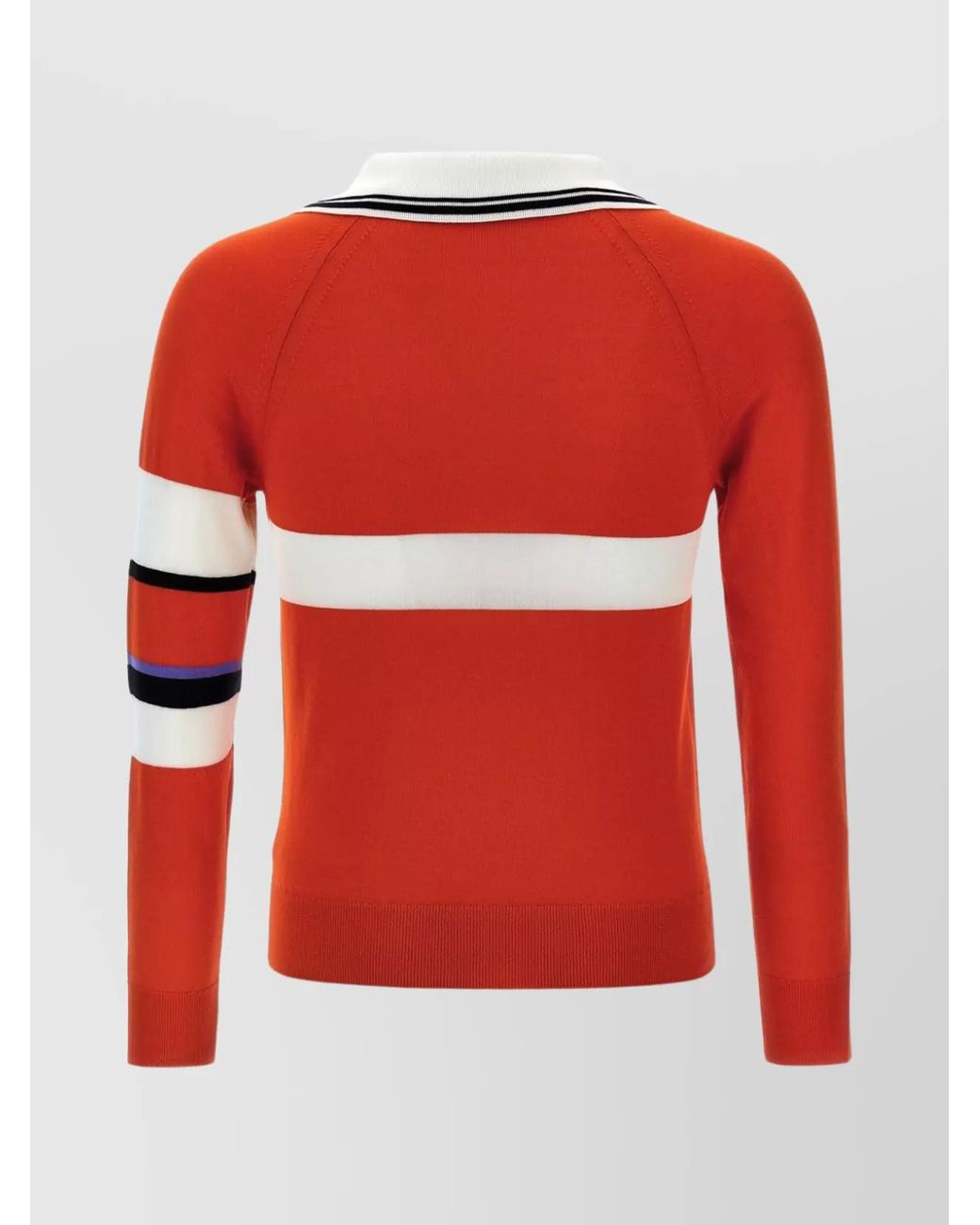 Wales Bonner Red "Serenity" Crew Neck Sweater for men