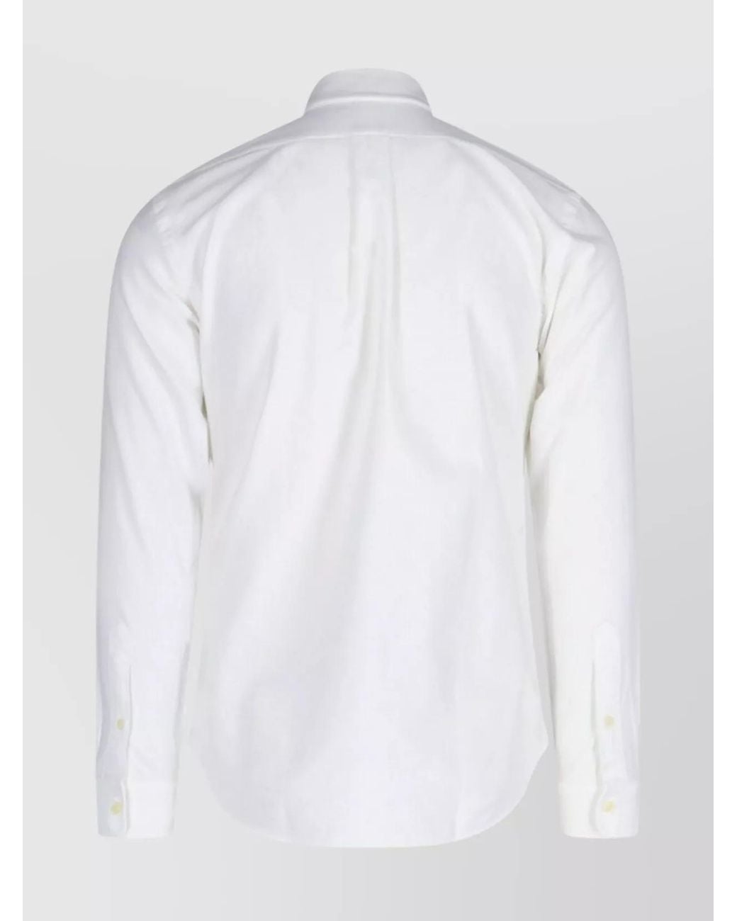 Polo Ralph Lauren White Slim-Fit Cotton Oxford Shirt for men