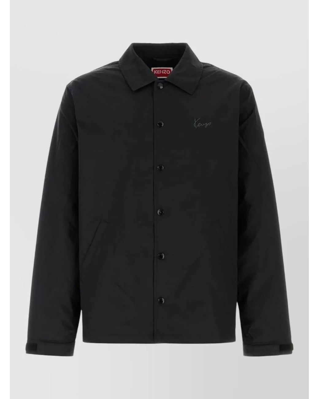 KENZO Black Single-Breasted Jacket for men