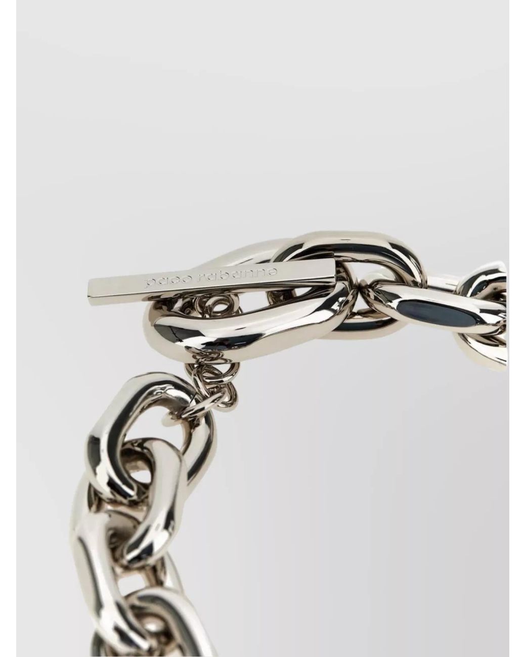 Rabanne Metallic Xl Link Necklace