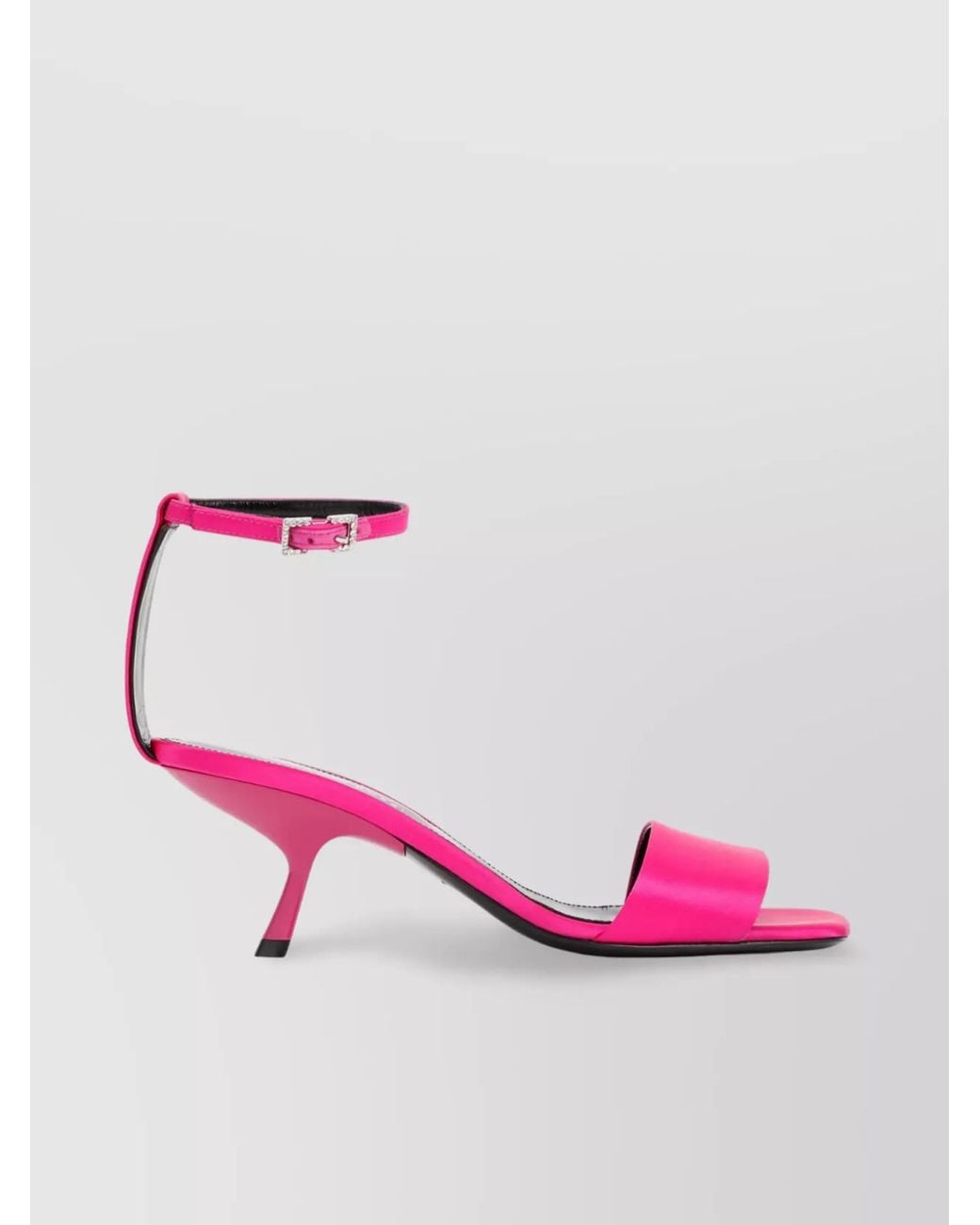 Sergio Rossi Pink Satin Strappy Sandals
