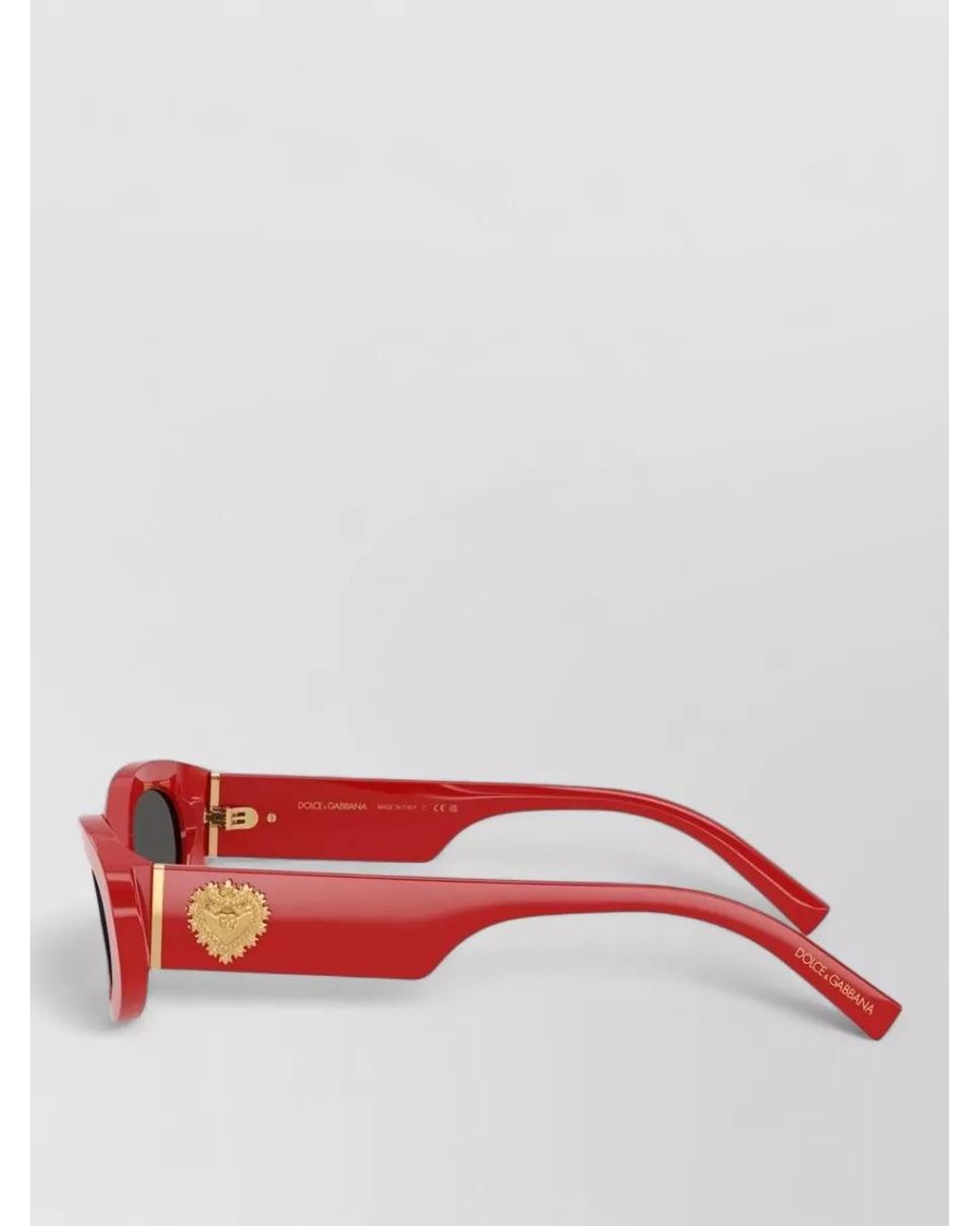 Dolce & Gabbana Red Acetate Sunglasses
