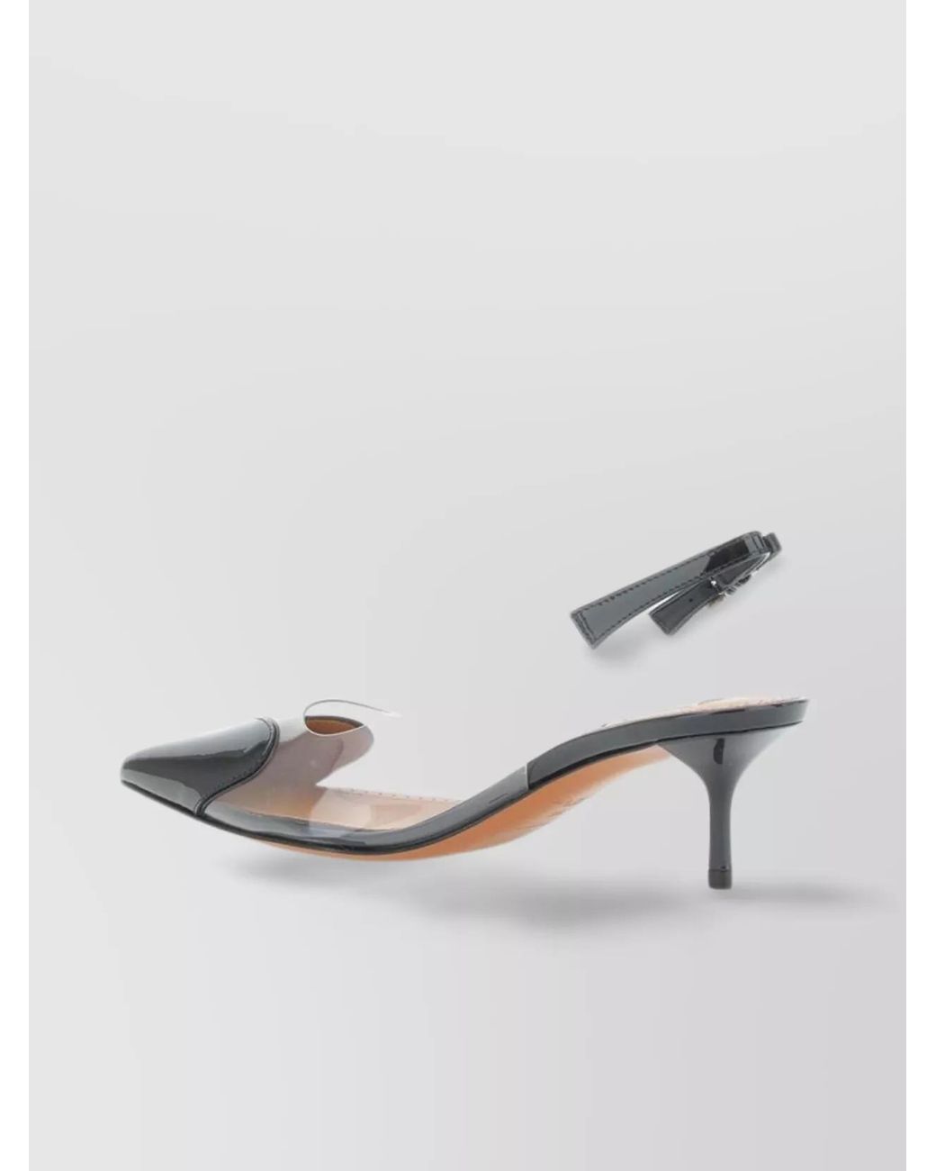 Alaïa Metallic Leather Cutout Slingback Pumps