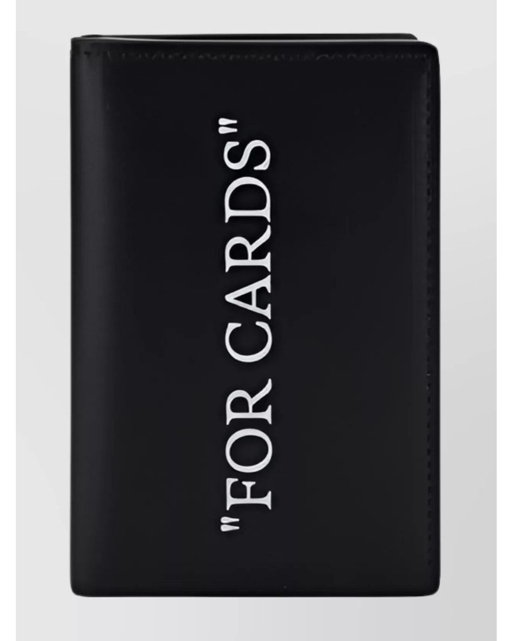 Off-White c/o Virgil Abloh Black Leather Documents Holder for men