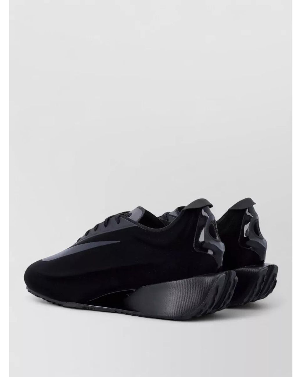 Nike Black Synthetic Lace-Up Sneakers