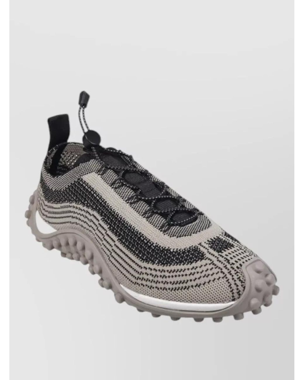 AMI Gray Mirage Lace-Up Sneakers