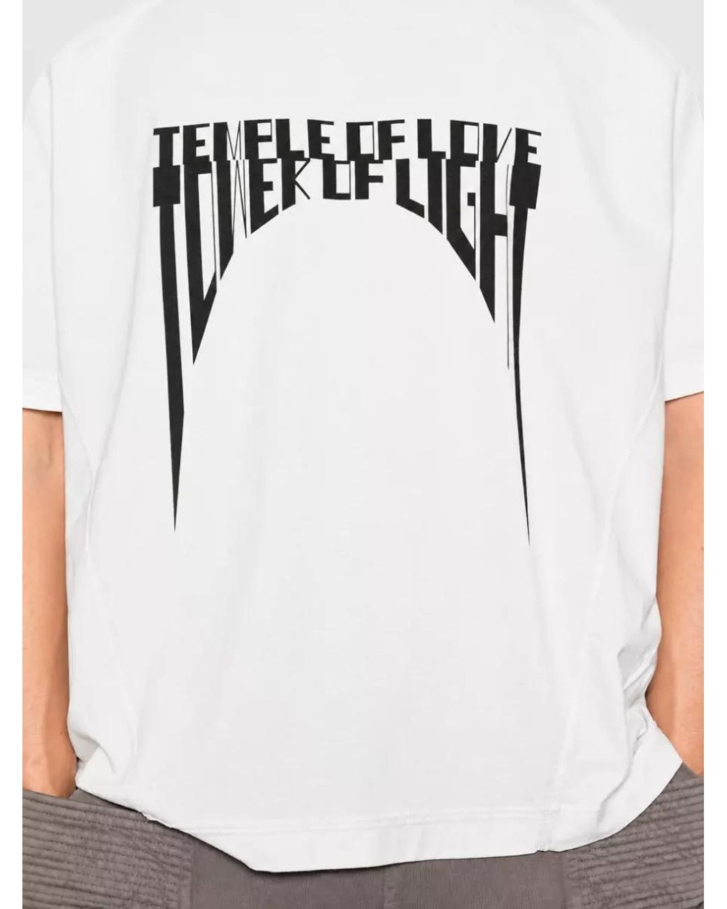 Rick Owens Multicolor Cotton Printed T-Shirt for men