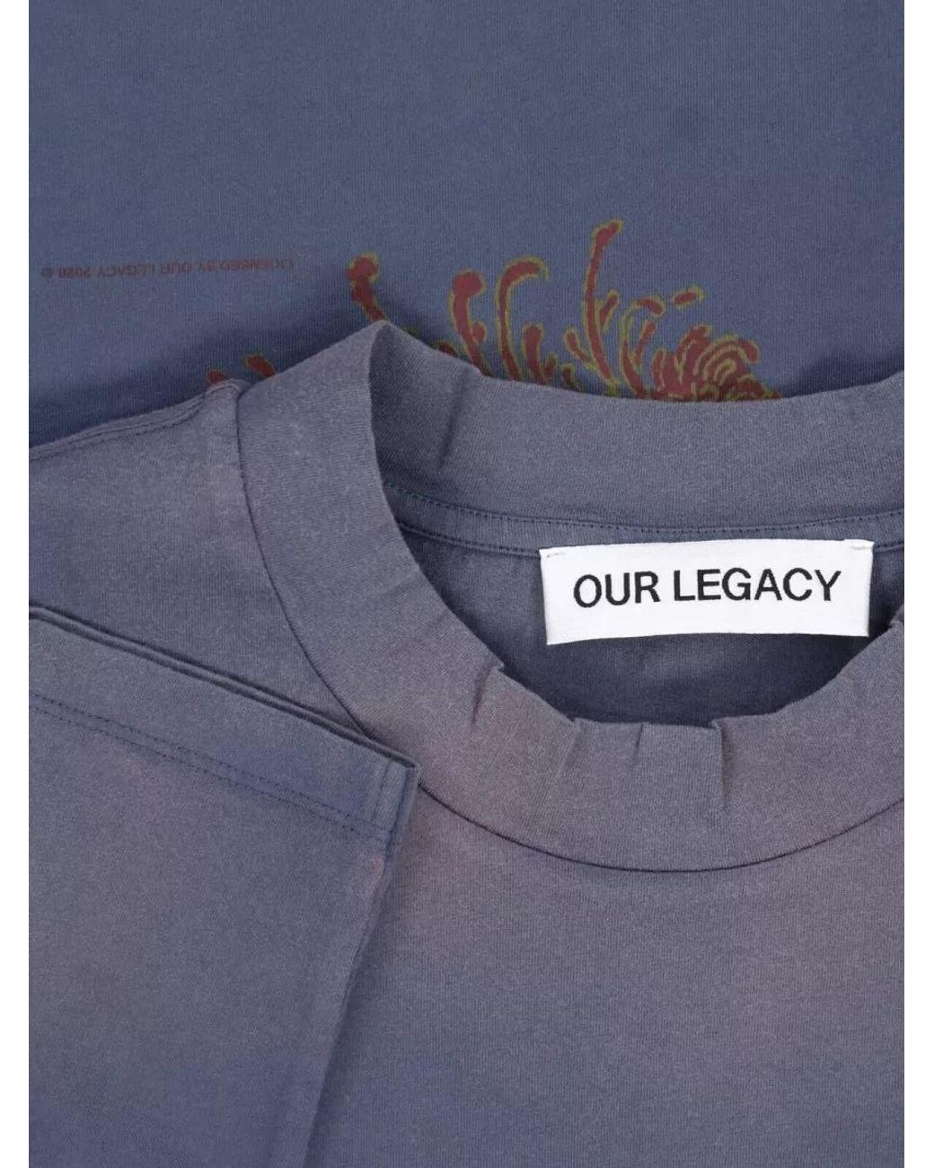 Our Legacy Blue Short-Sleeve T-Shirt