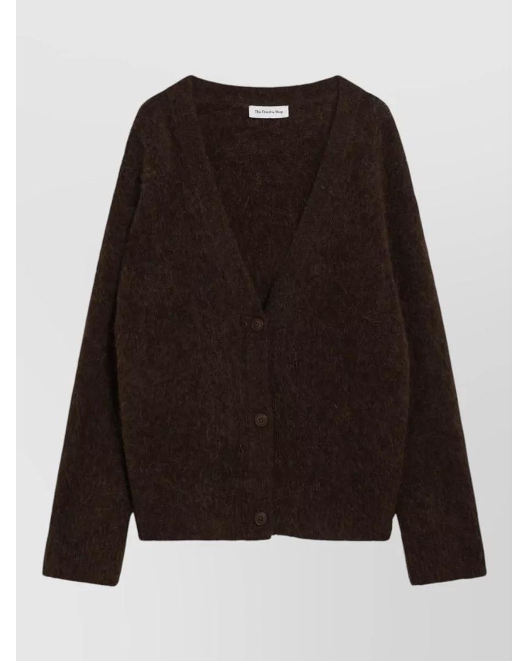 Frankie Shop Brown Oversized Cardigan