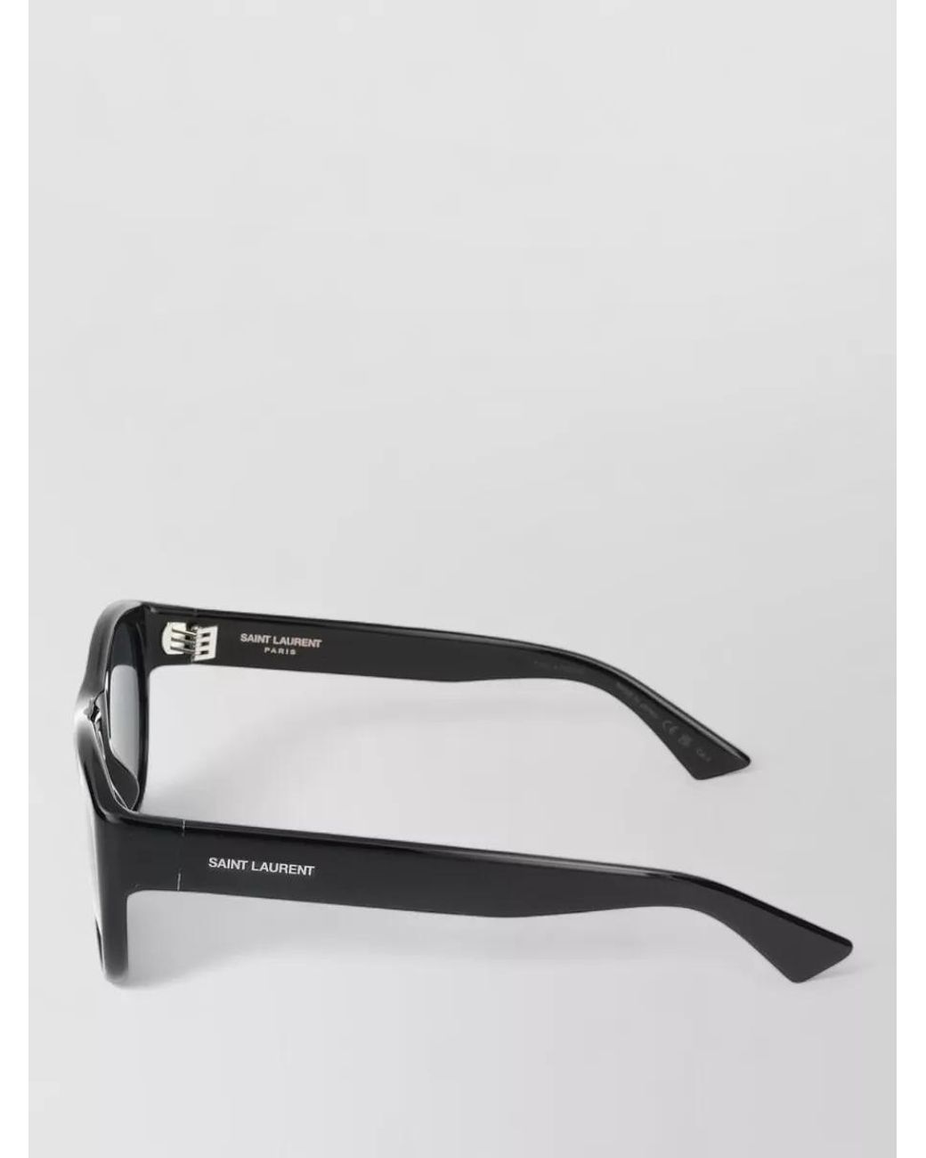 Saint Laurent Gray Acetate Sunglasses