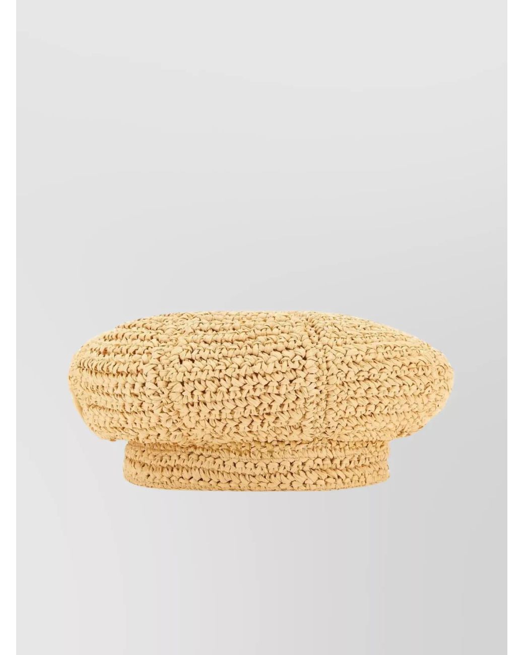 Prada Natural Viscose Baker Boy Hat