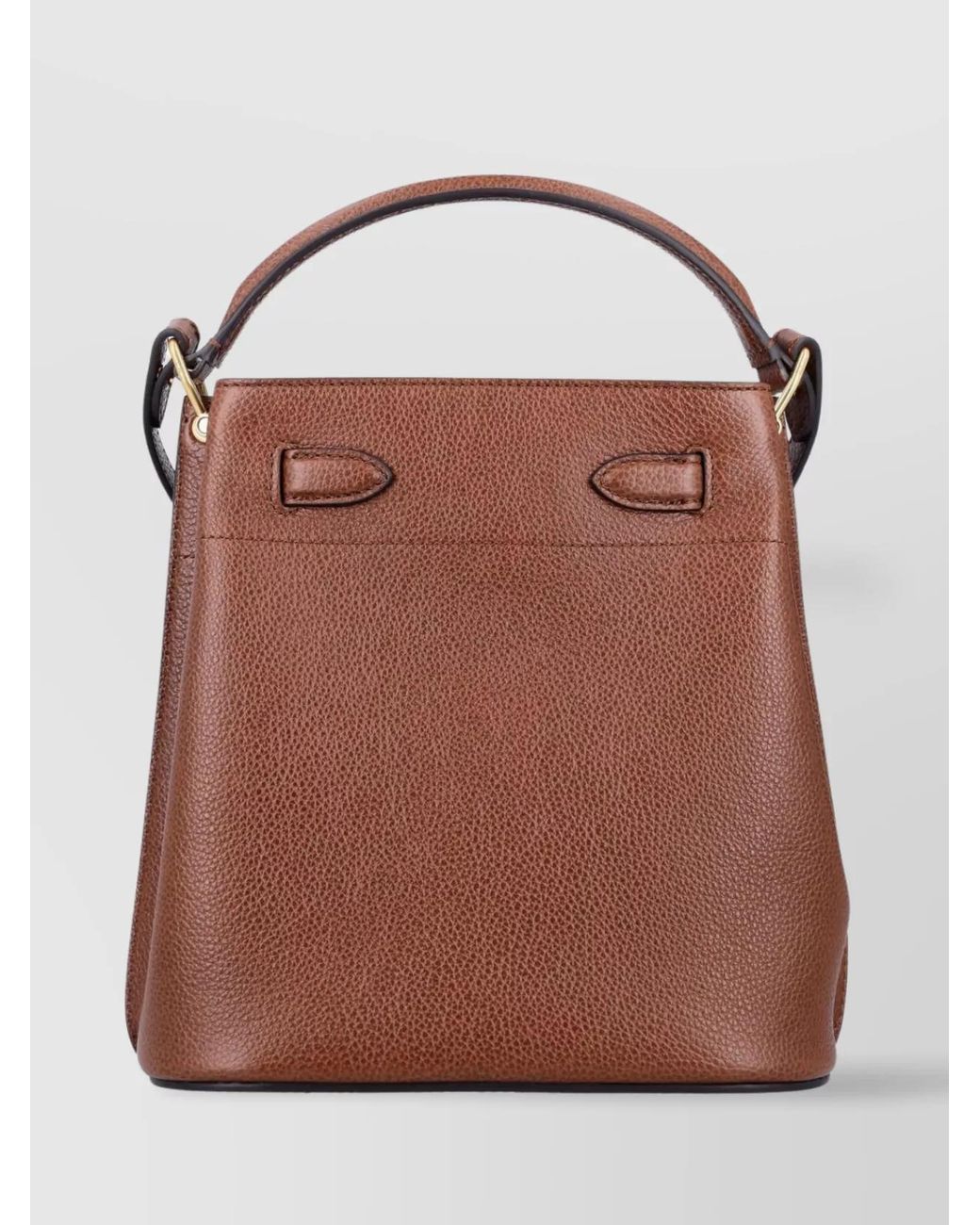 Mulberry Brown Leather Bucket Bag