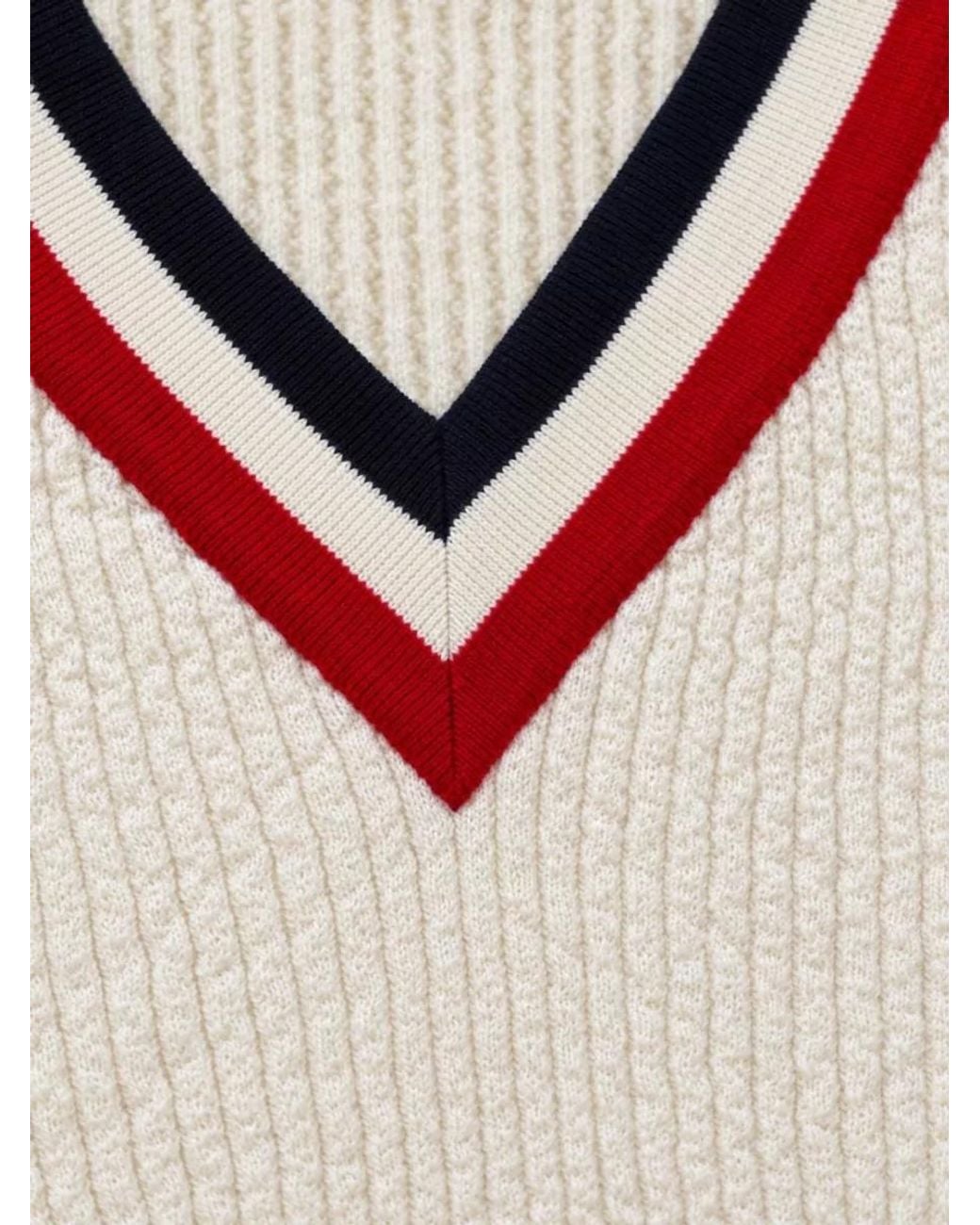 Fortela White Wool Jumper for men