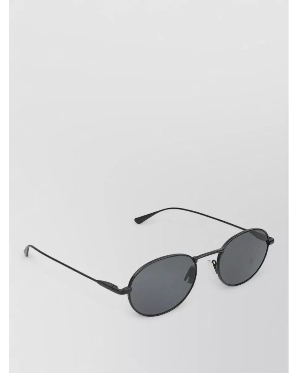 Saint Laurent Gray Metal Sunglasses for men