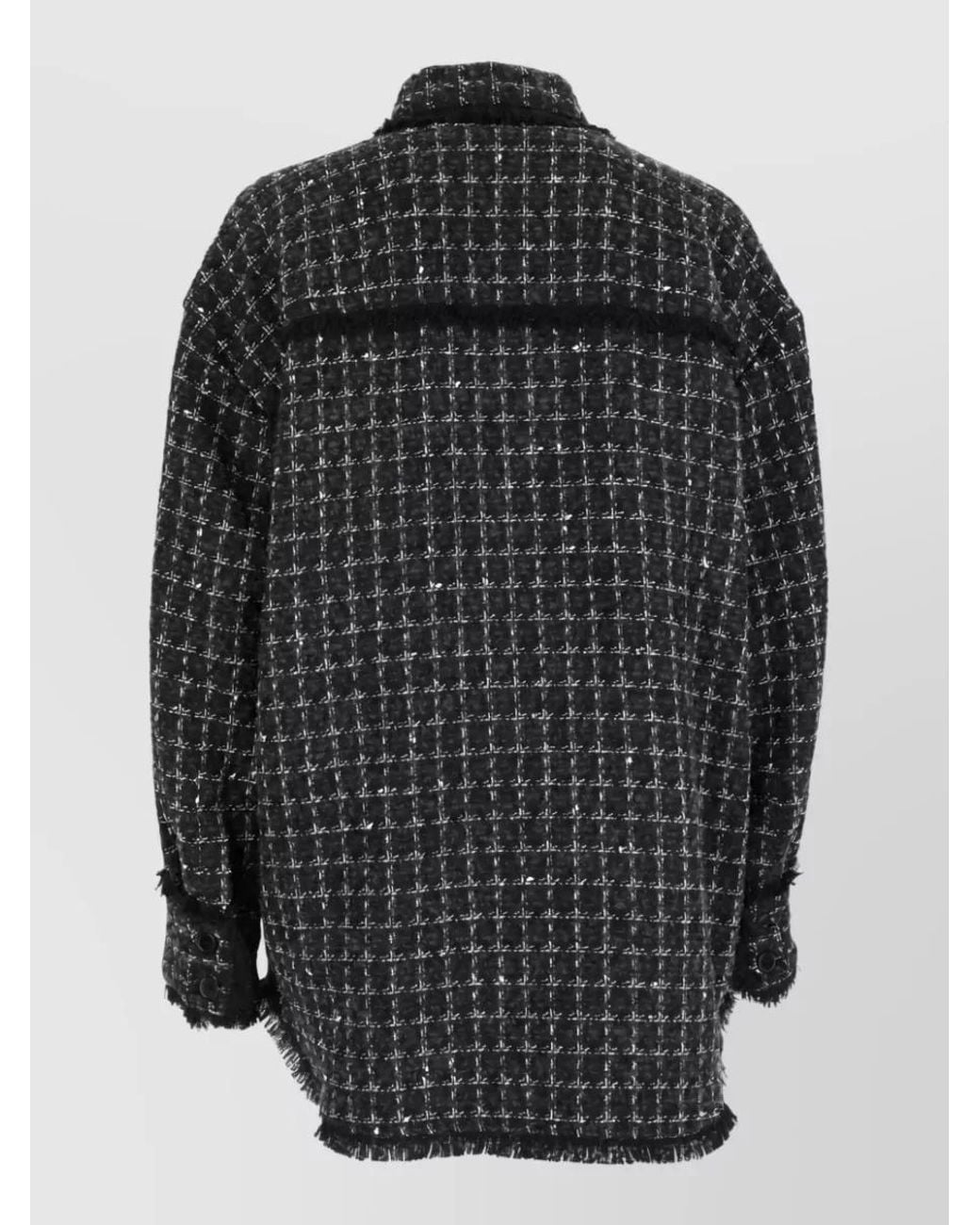 MSGM Black Fitted Jacket