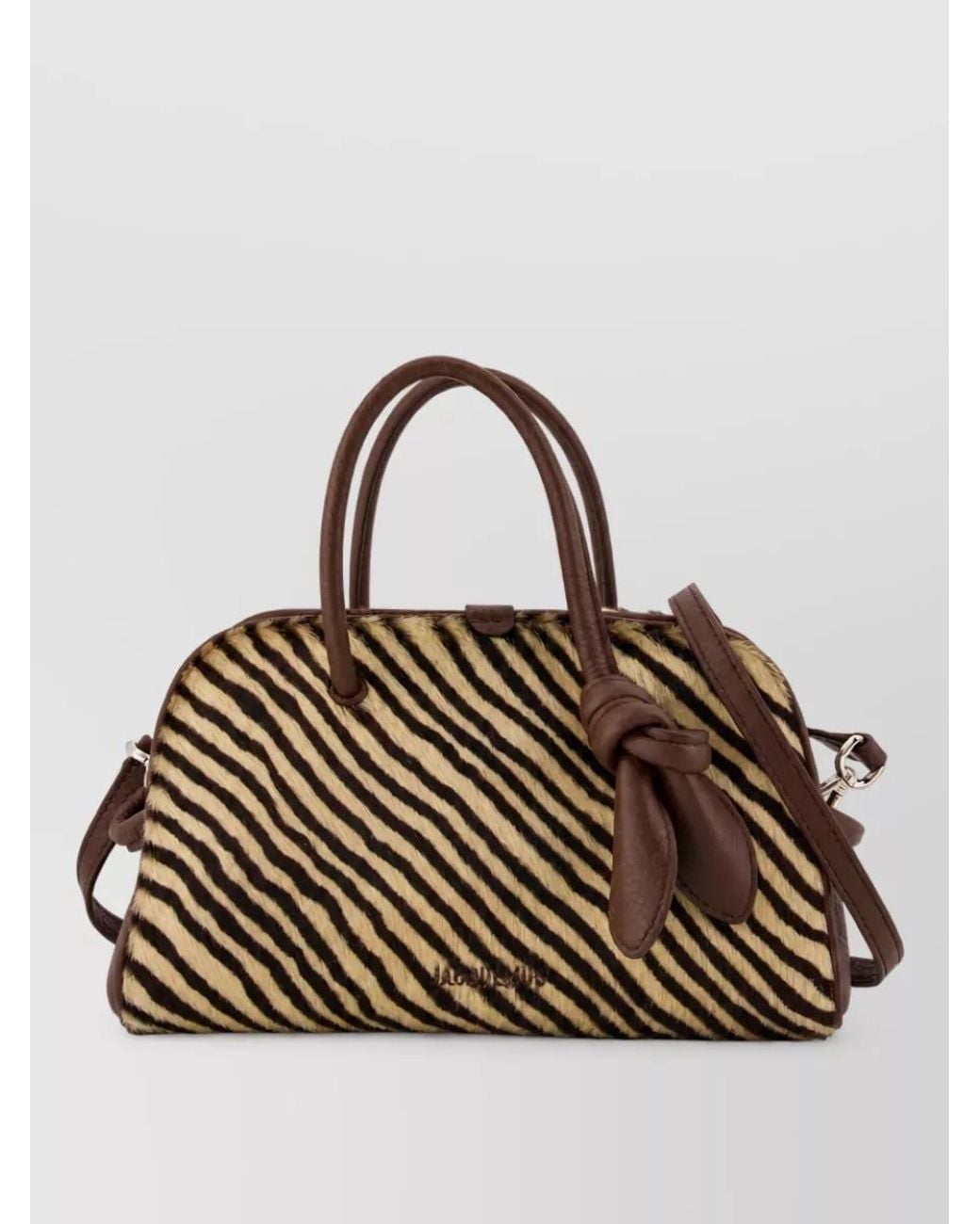 Jacquemus Metallic Le Turismo Leather Clutch Bag