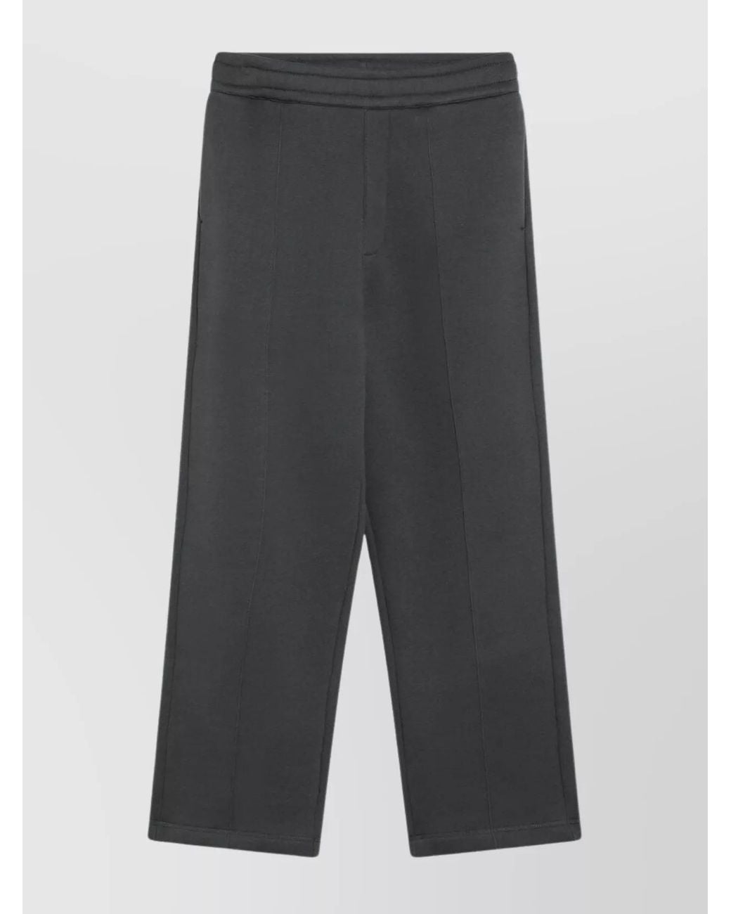 AMI Gray Regular-Fit Jogging Trousers for men