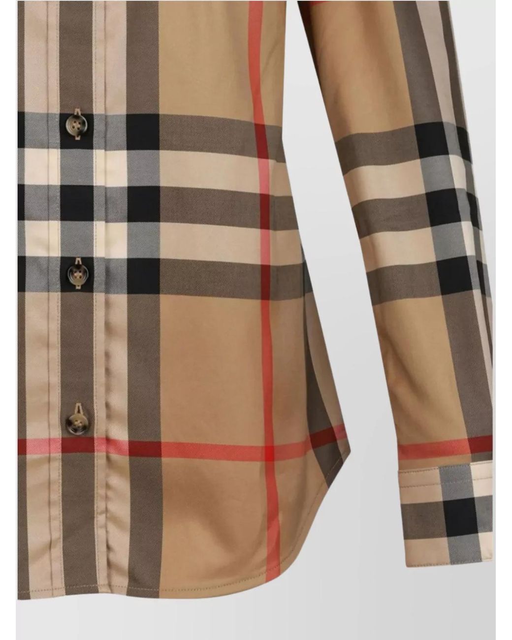 Burberry Multicolor Embroidered Cotton Shirt