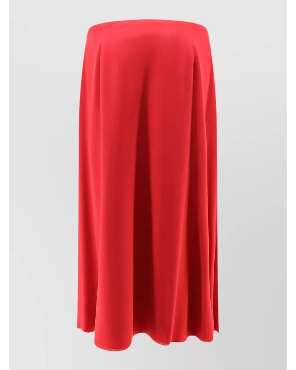 Valentino Silk Flared Midi Skirt