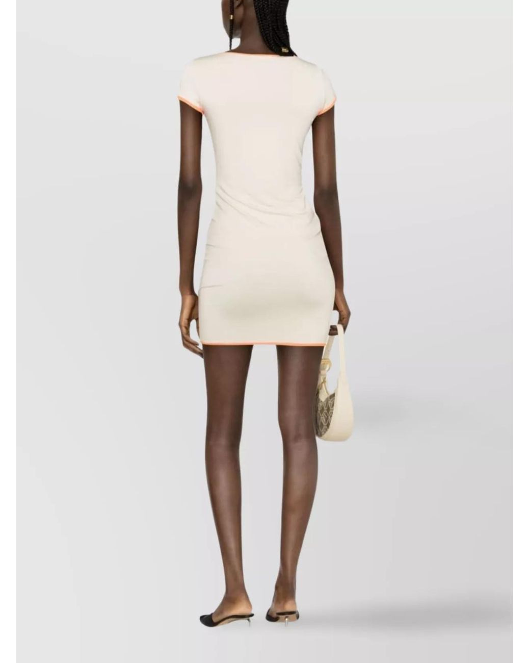 Ambush White Cutout Mini Dress