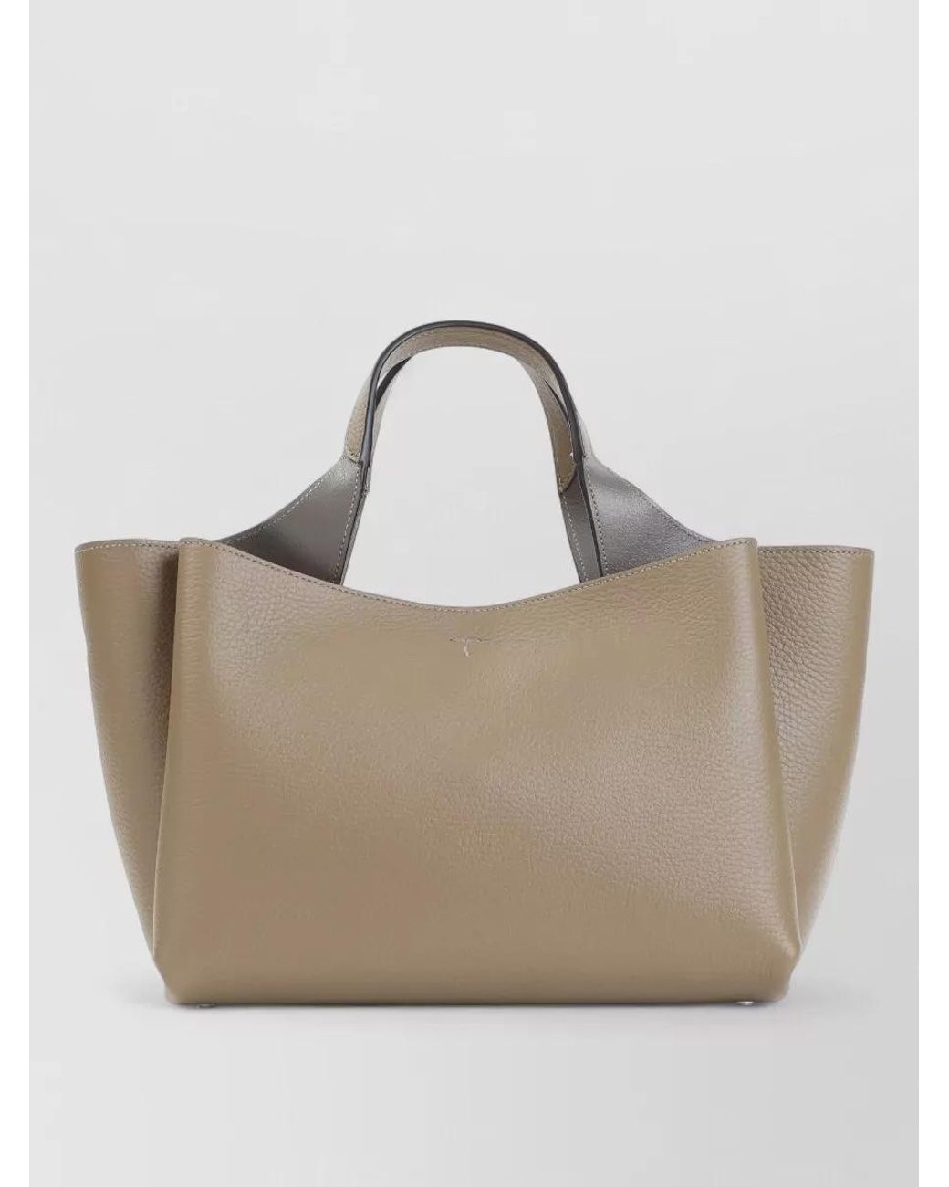 Tod's Natural Mini Leather Tote Bag