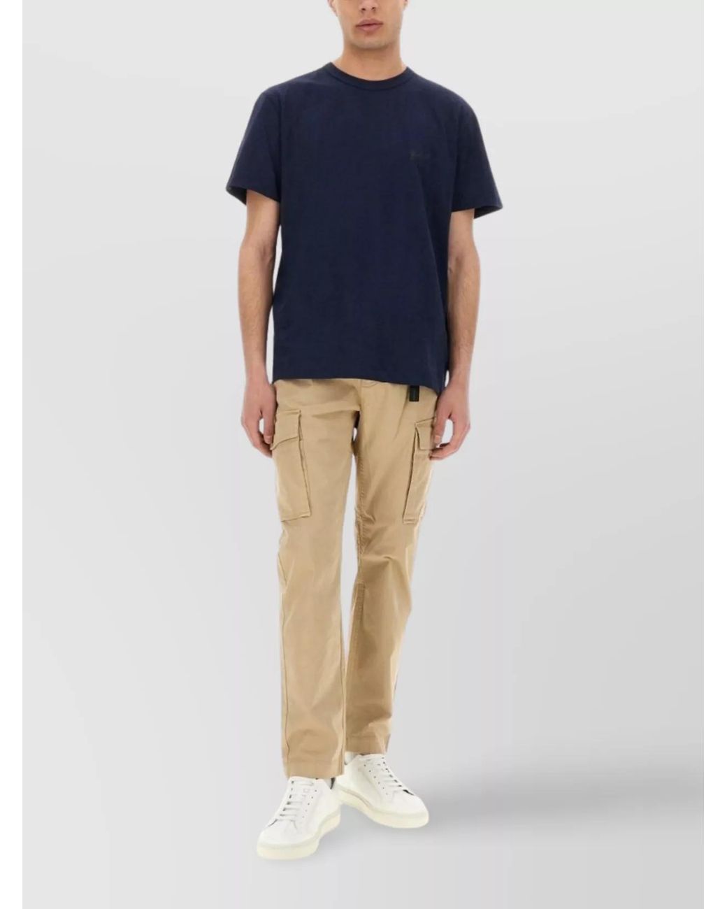 Woolrich Blue Cotton T-Shirt for men