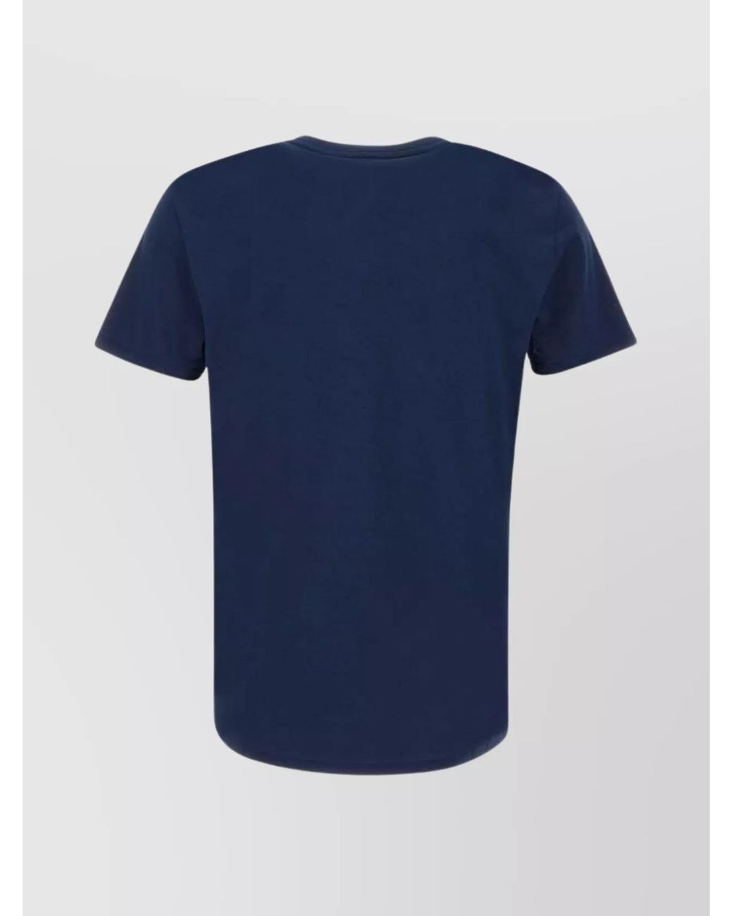 Lacoste Blue Regular-Fit Cotton Logo-Patch T-Shirt for men