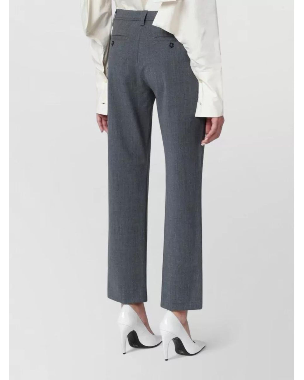 Thelatest Blue Tailored Trousers