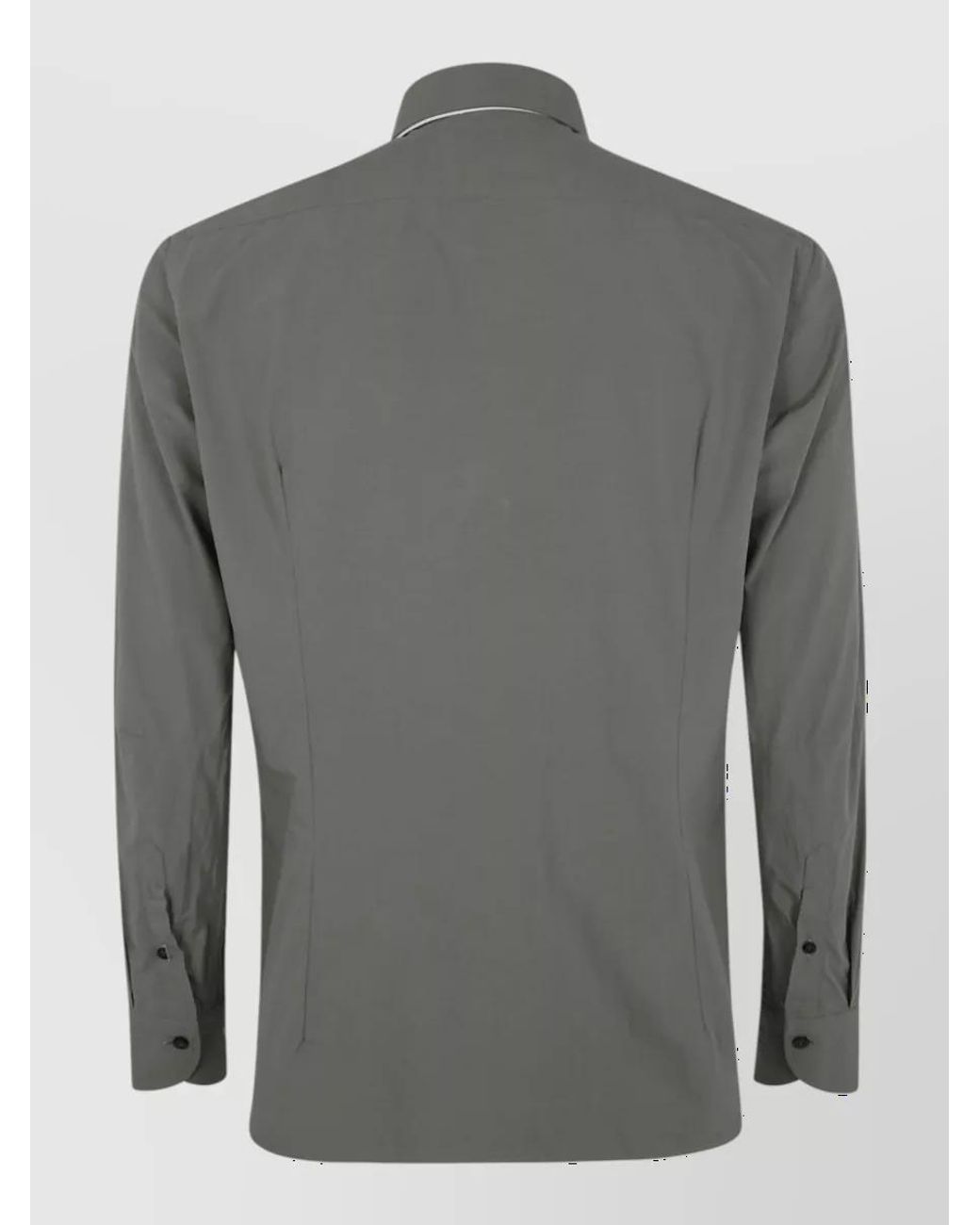 Tintoria Mattei 954 Gray Cotton Shirt for men