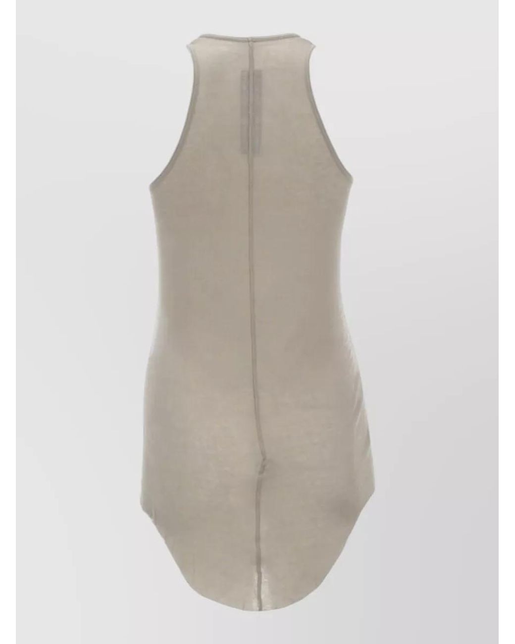 Rick Owens White Cotton Tank Top