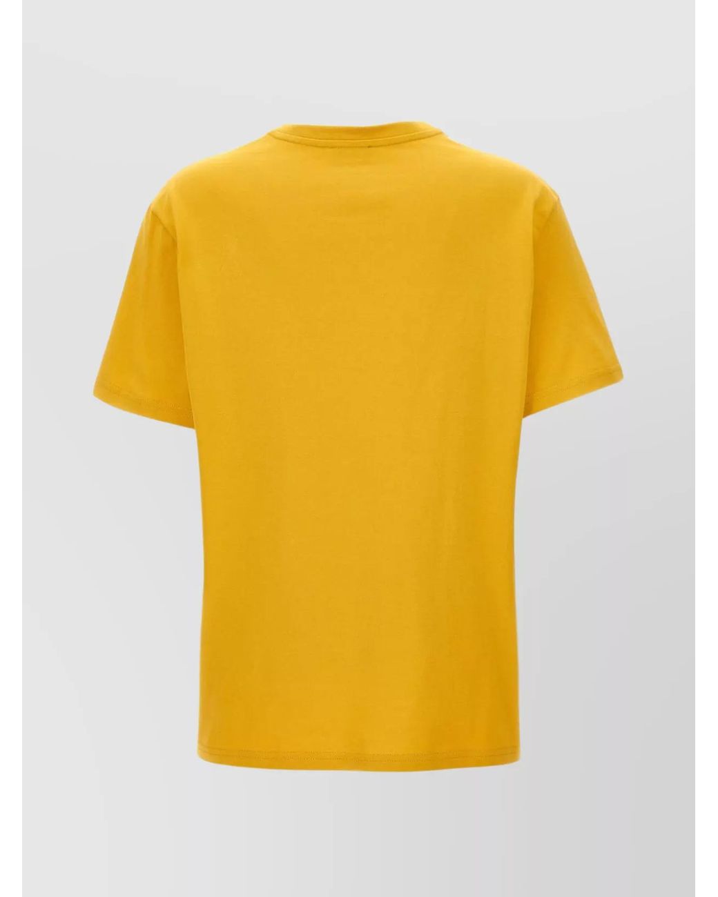 Etro Yellow Cotton Logo T-Shirt