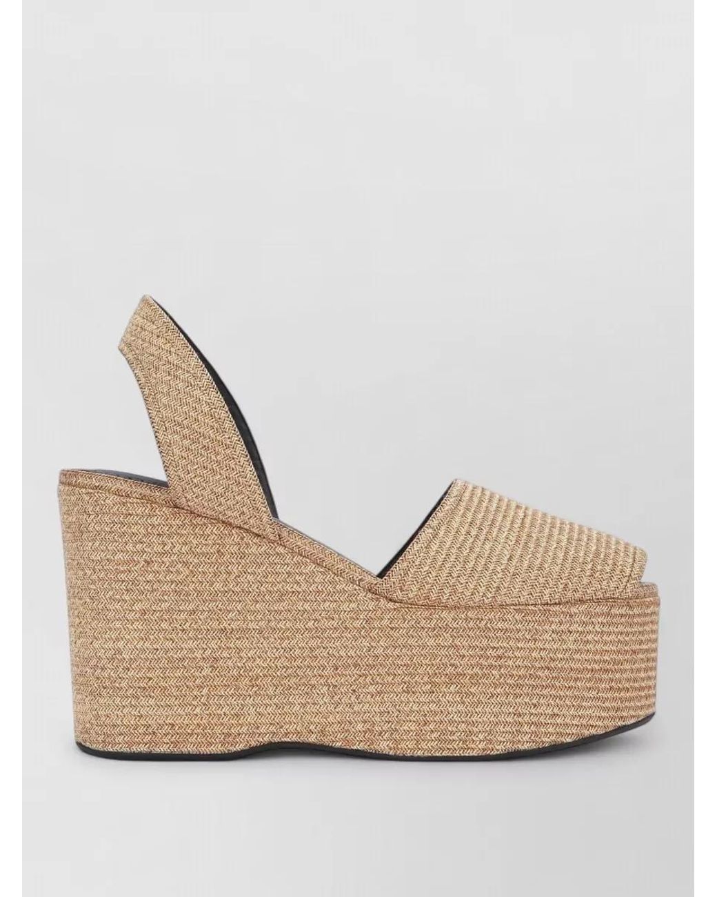 Alaïa Natural Leather Slingback Espadrilles