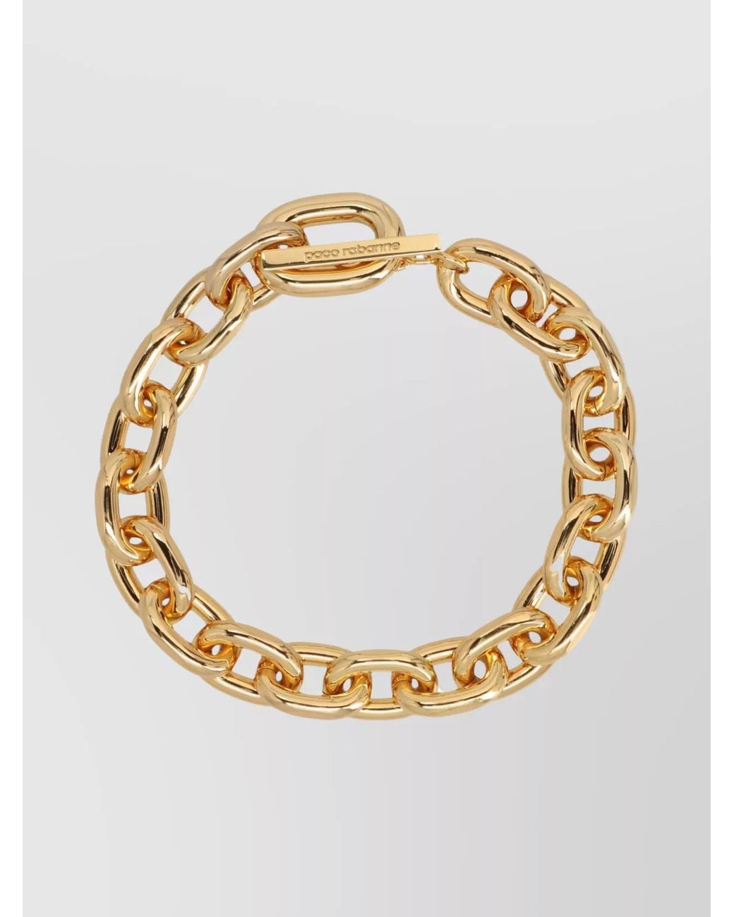Rabanne Metallic Metal Link Bracelet