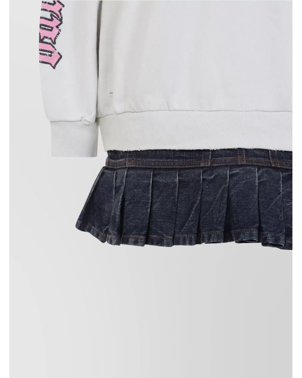 Balenciaga Gray Cotton Logo-Print Mini Dress