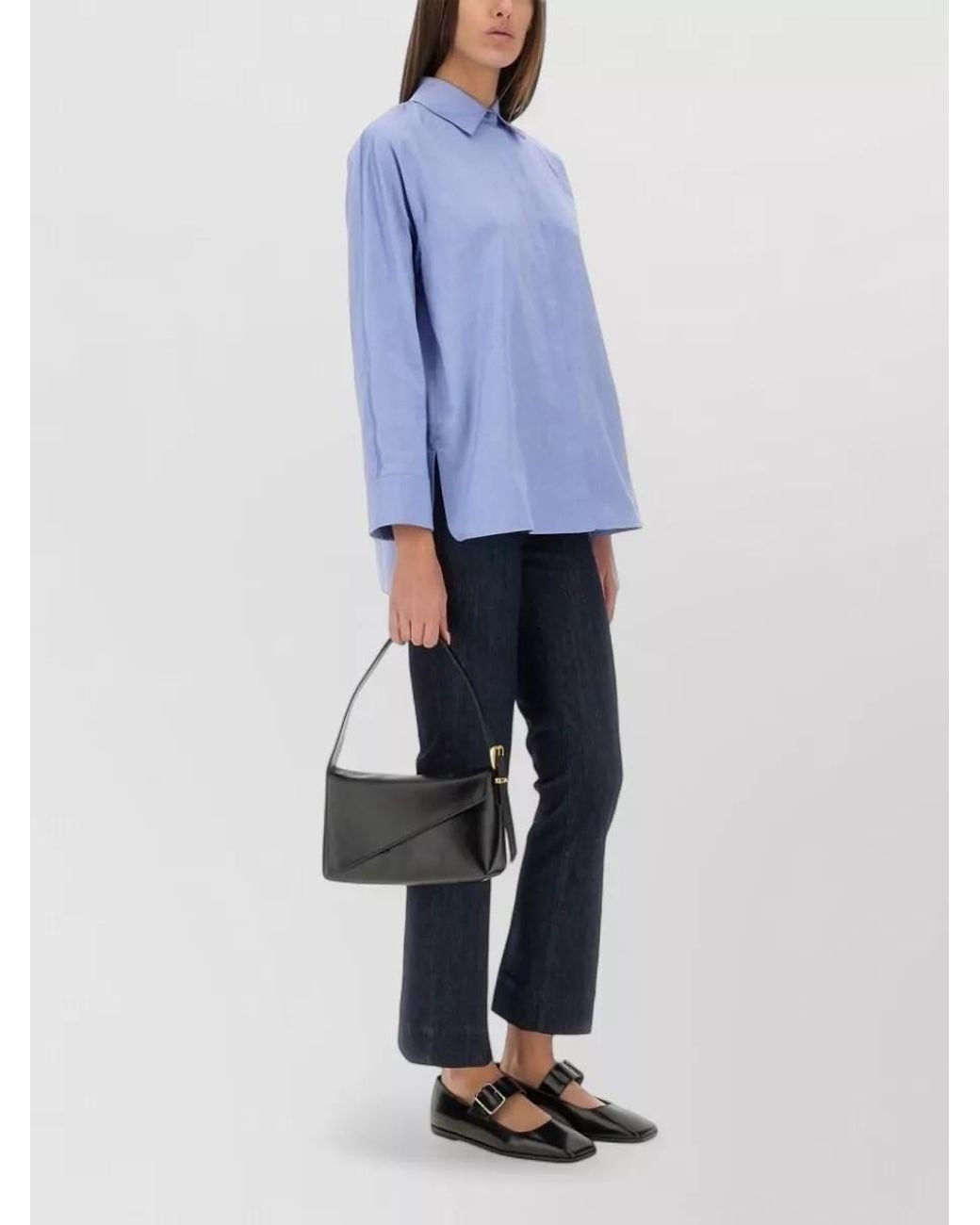 Max Mara Blue Denim Straight-Leg Jeans