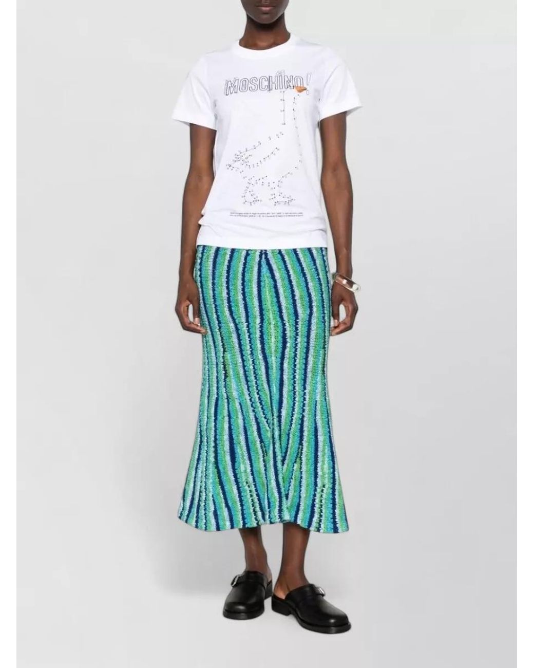 Moschino White Cotton T-Shirt